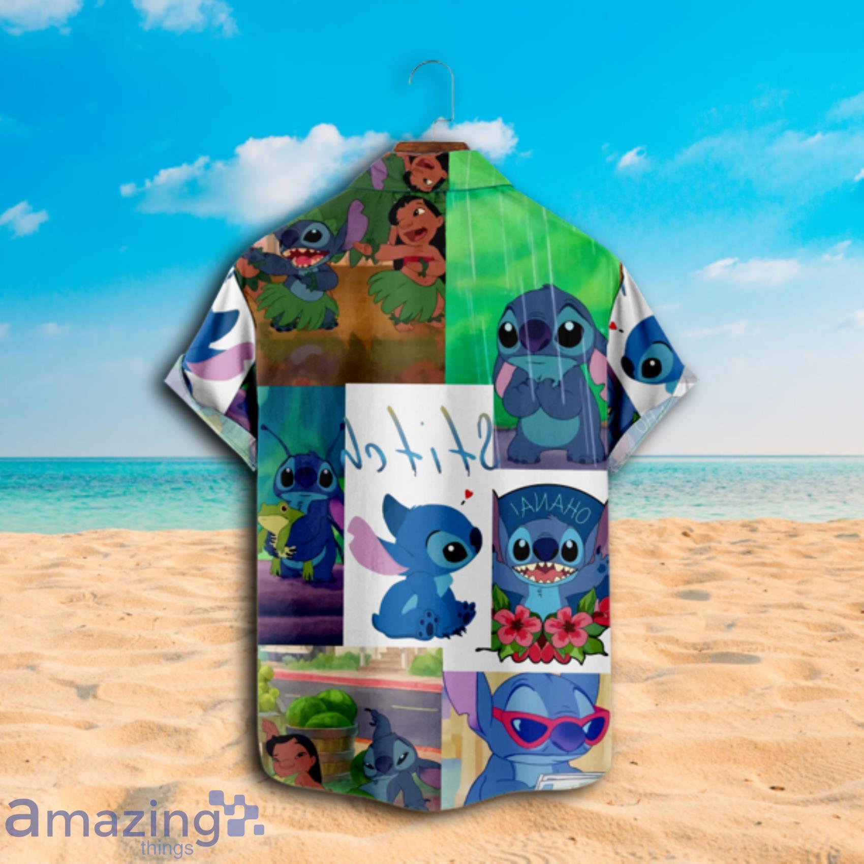 Lovely Disney Lilo & Stitch Short Sleeve Hawaiian Shirt image Lovely Disney Lilo & Stitch Short Sleeve Hawaiian Shirt Product Photo 2