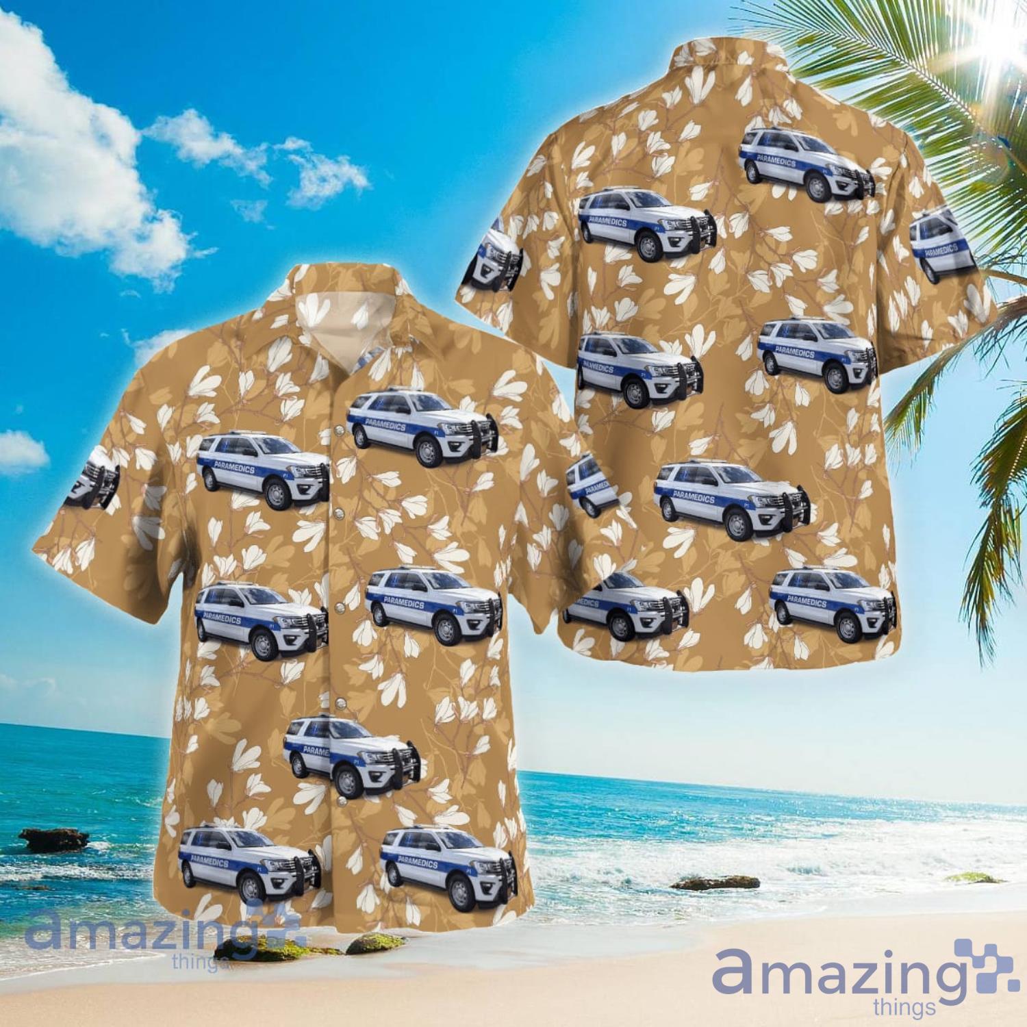 Lowell General Hospital Paramedics Beach Summer Gift Hawaiian Shirt Product Photo 1