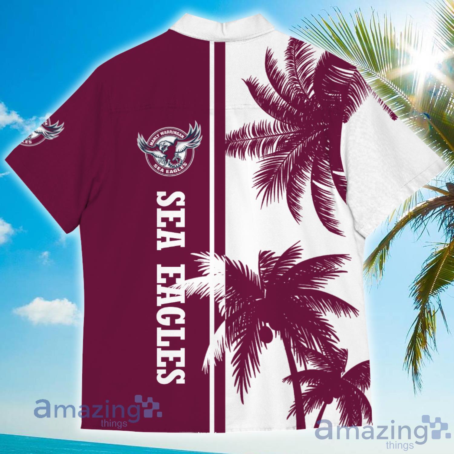 Manly Warringah Sea Eagles CoConut Vintage Hawaiian Shirt For Men