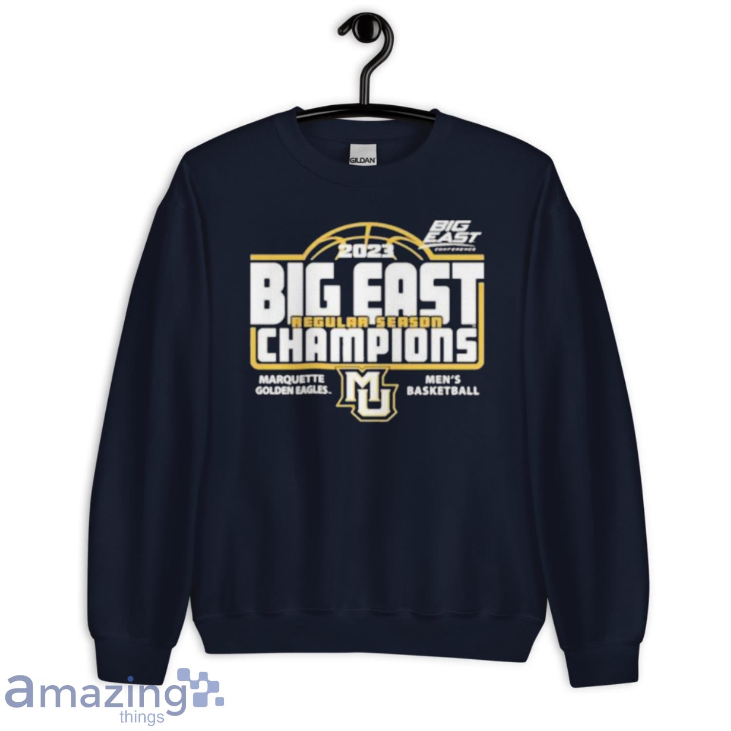 Marquette Golden Eagles 2023 Big ten east Regular Champions shirt image Marquette Golden Eagles 2023 Big ten east Regular Champions shirt Product Photo 5