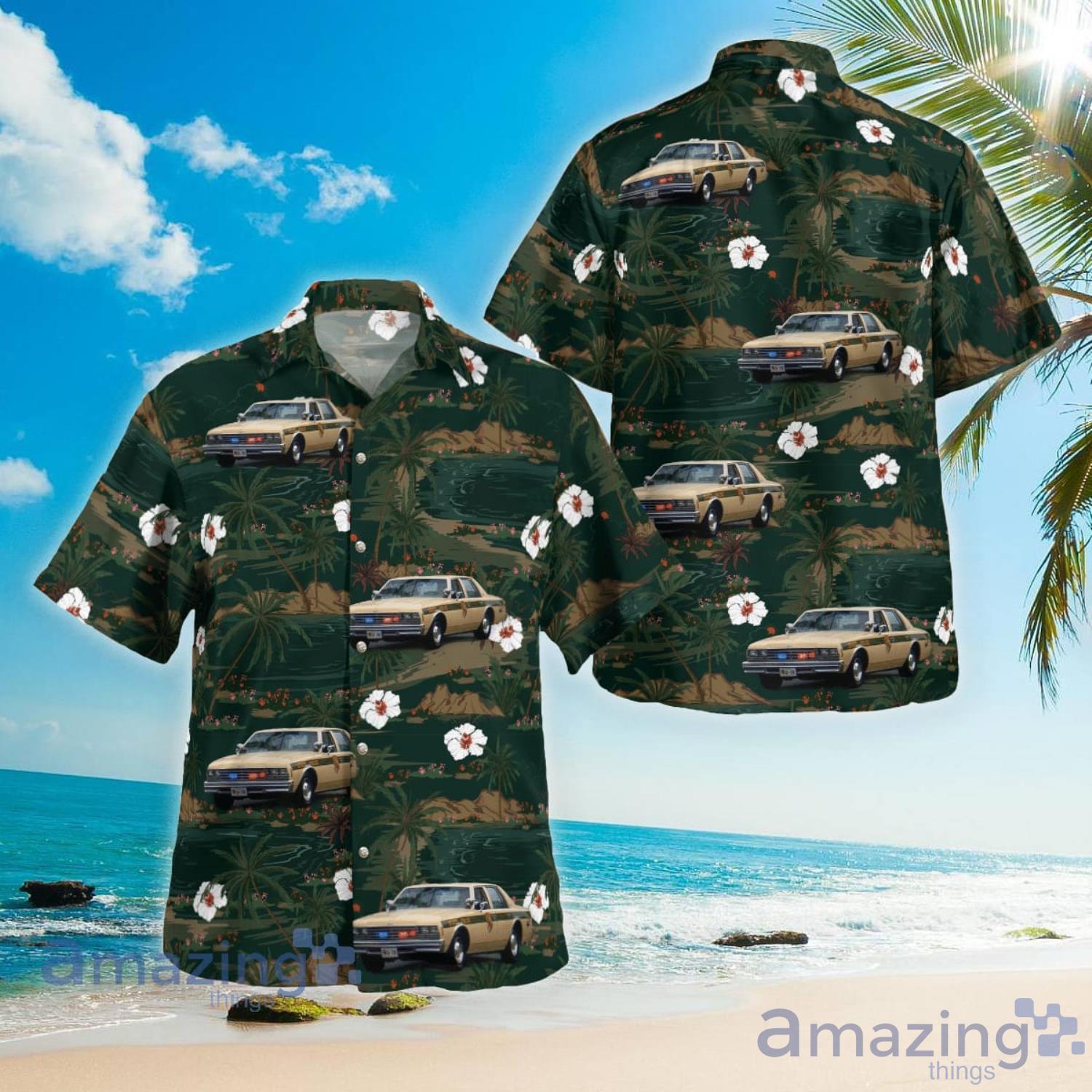 Maryland State Police Chevrolet Impala Gift For Summer Hawaiian Shirt Product Photo 1