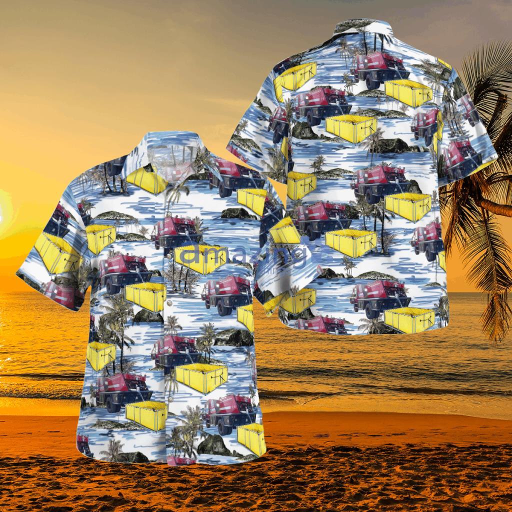 Massachusetts Forest Fire Control Hawaiian Shirt - DLQD1106BG01 Massachusetts Forest Fire Control Hawaiian Shirt