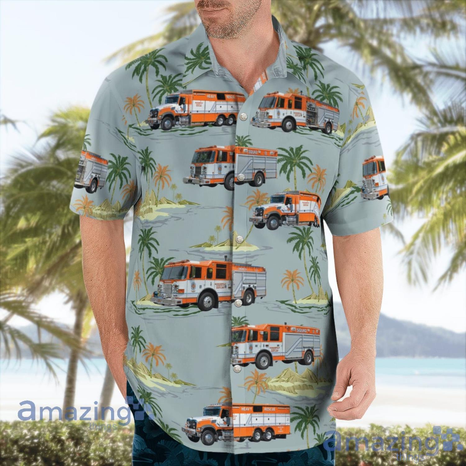 Maugansville Maryland Maugansville Goodwill Vol. Fire Co.13 Gift For Summer Hawaiian Shirt image Maugansville Maryland Maugansville Goodwill Vol. Fire Co.13 Gift For Summer Hawaiian Shirt Product Photo 3