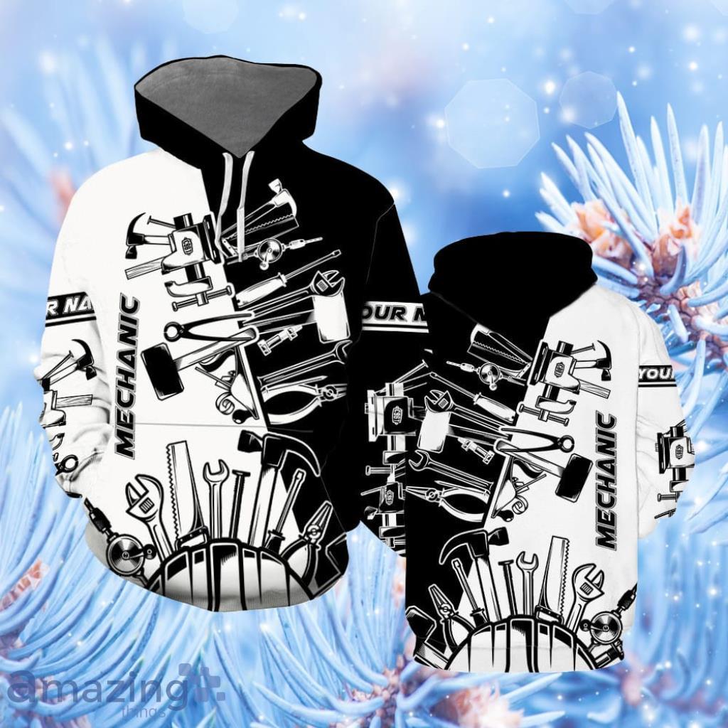 Mechanic Tools Custom Name Hoodie 3D All Over Print - Mechanic Tools Custom Name Hoodie All Over Print  For Men & Women  CN6298