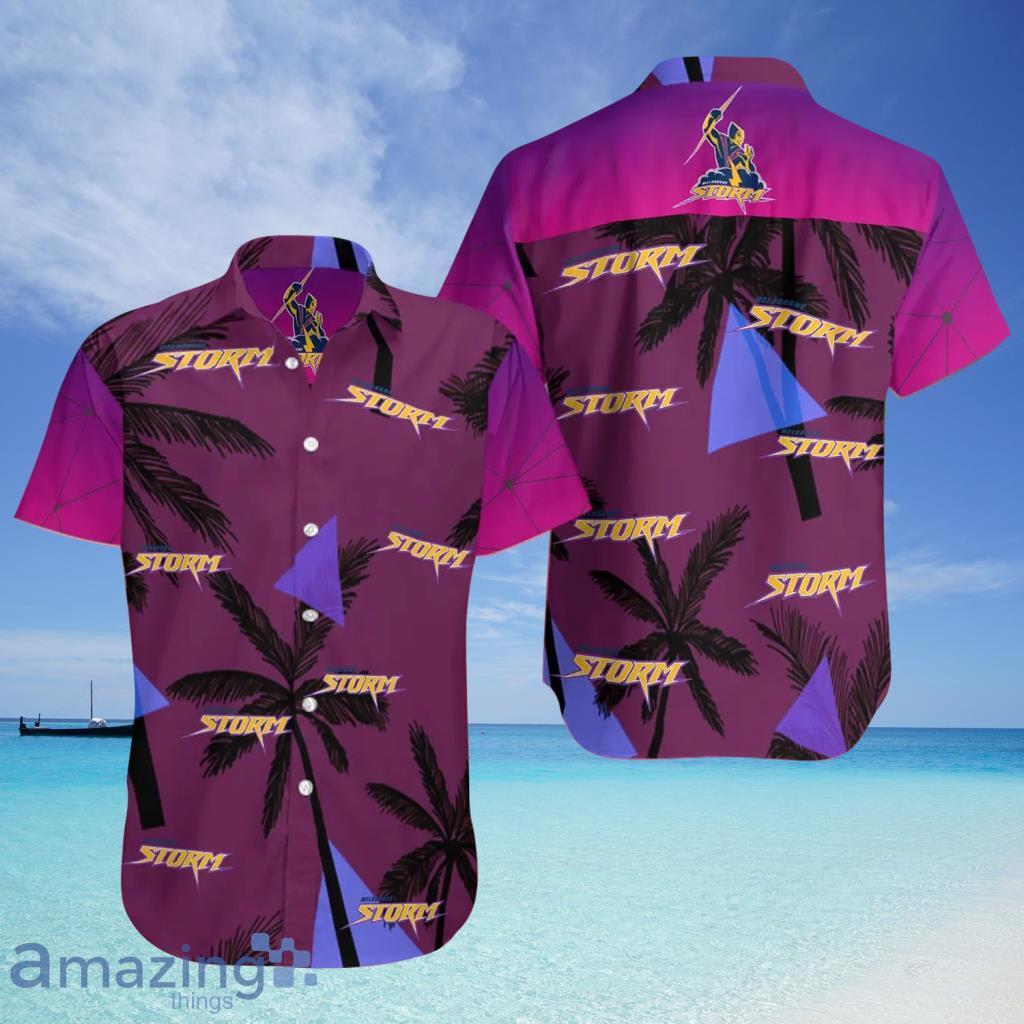 Melbourne Storm Hawaiian Shirt - Melbourne Storm Hawaiian Shirt