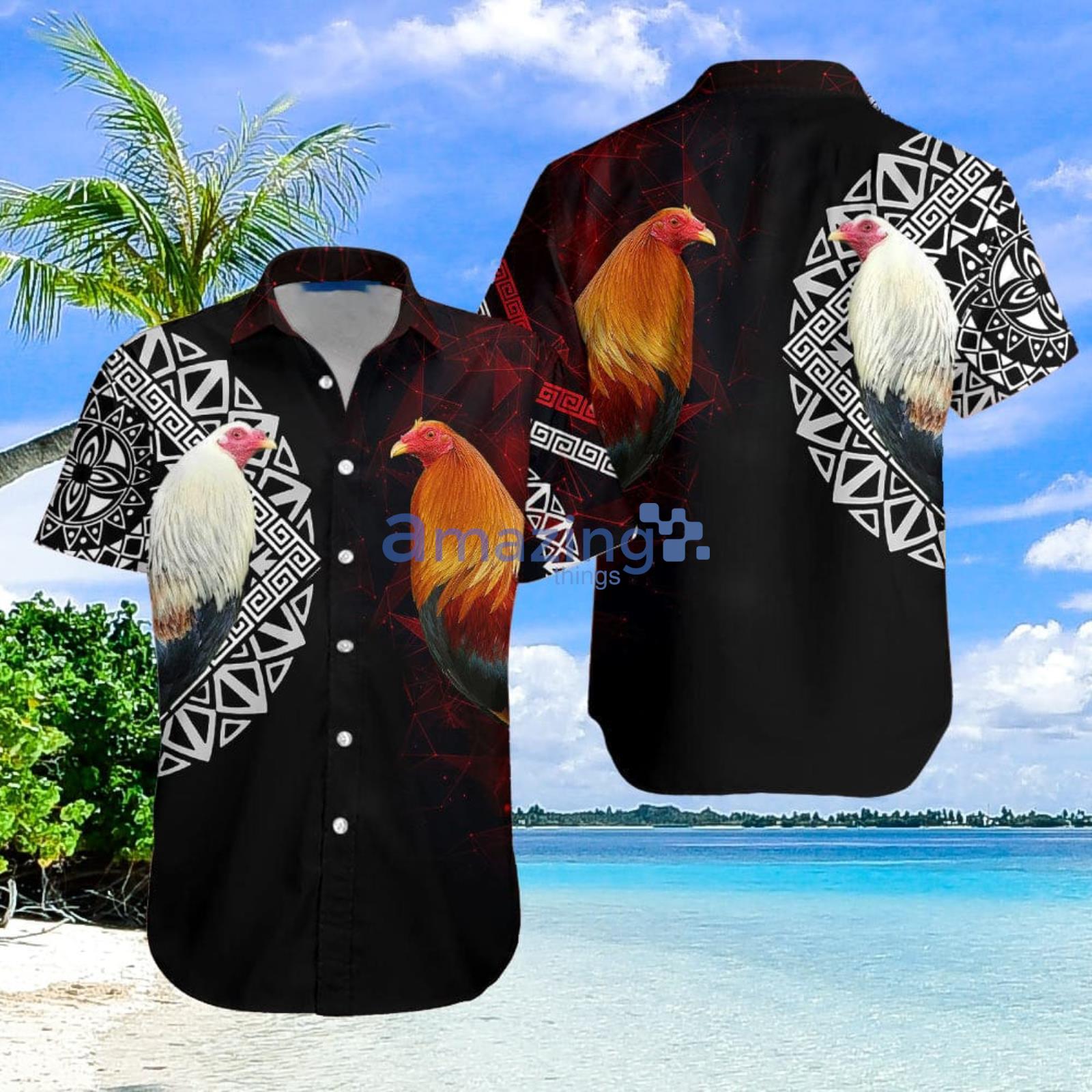 Mexican Rooster Aloha Hawaiian Shirt Men And Women Summer Gift Product Photo 1