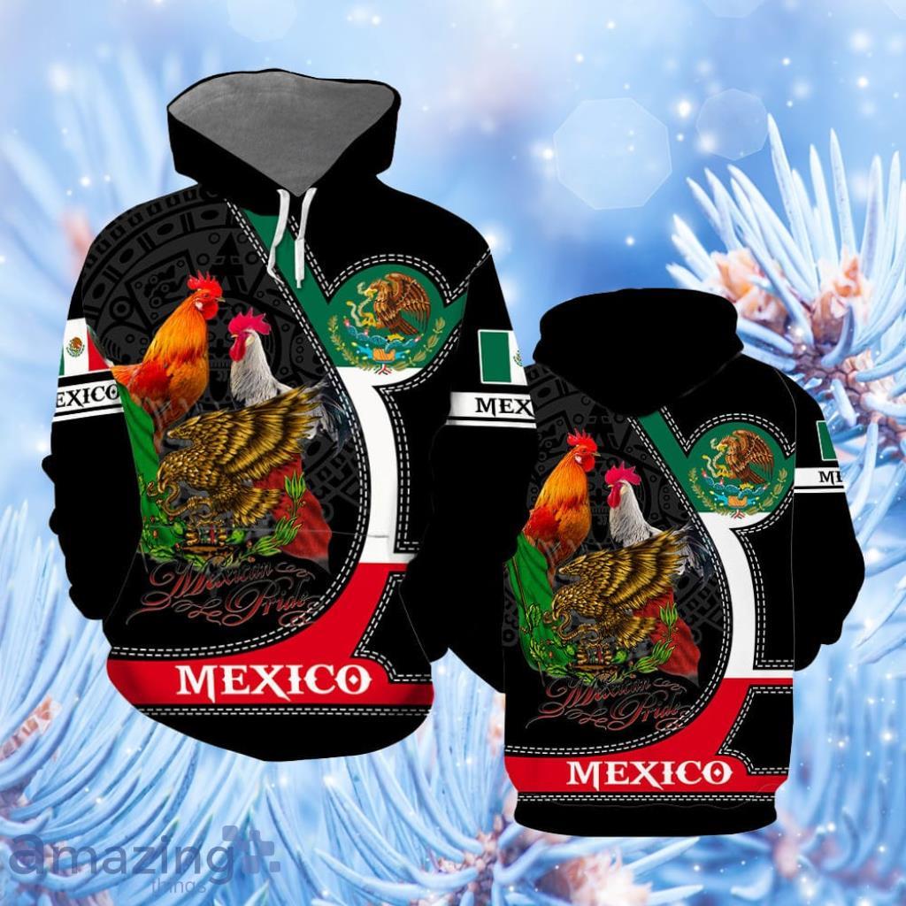 Mexico Rooster Hoodie 3D All Over Print - Mexico Rooster Hoodie All Over Print  For Men & Women  HP5154