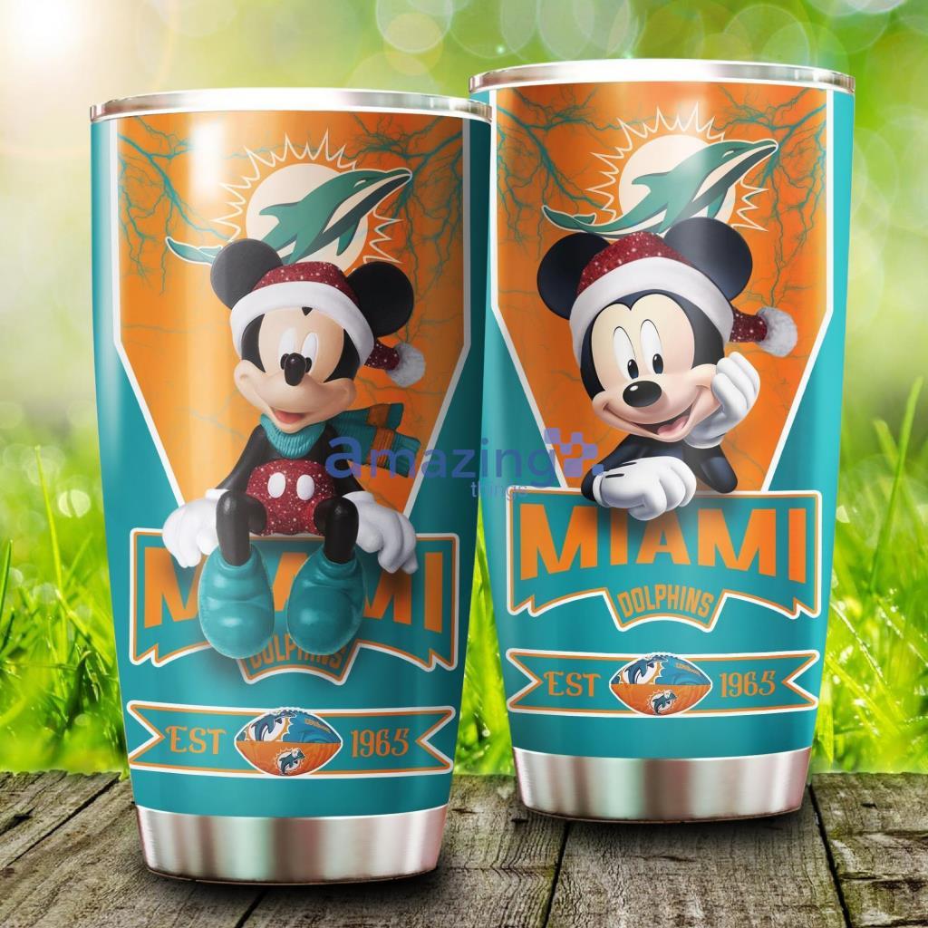 Miami Dolphins Mickey  Tumbler - 1
