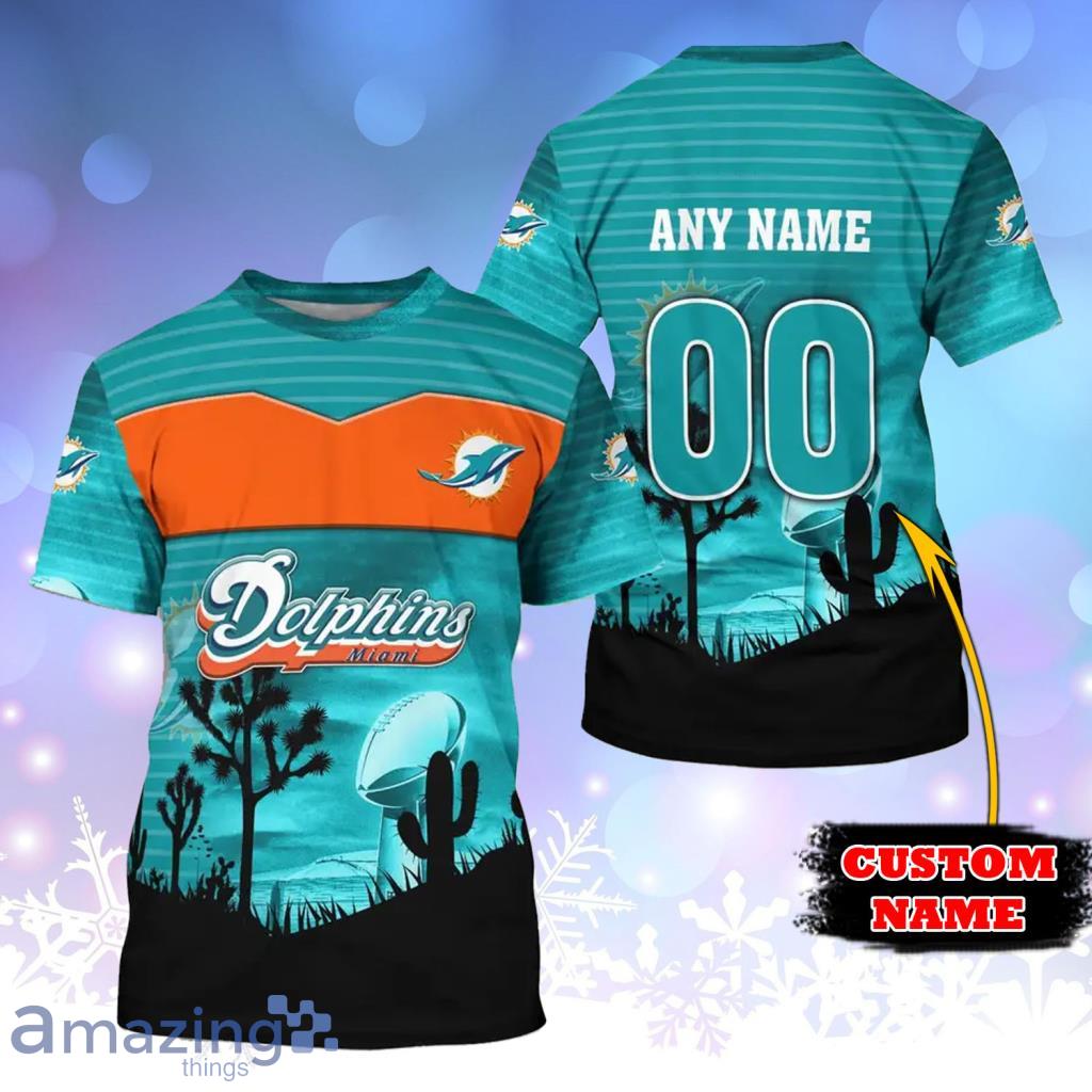 Miami Dolphins NFL All Over Print 3D T-Shirt