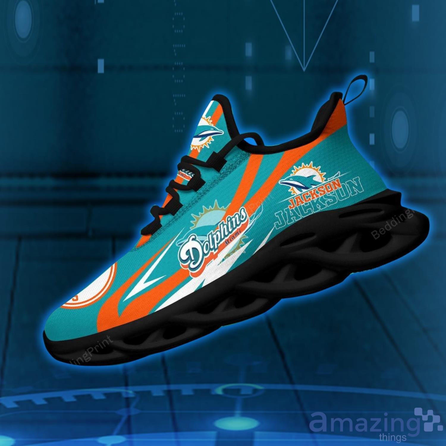 Miami Dolphins NFL Max Soul Sneakers Running Shoes