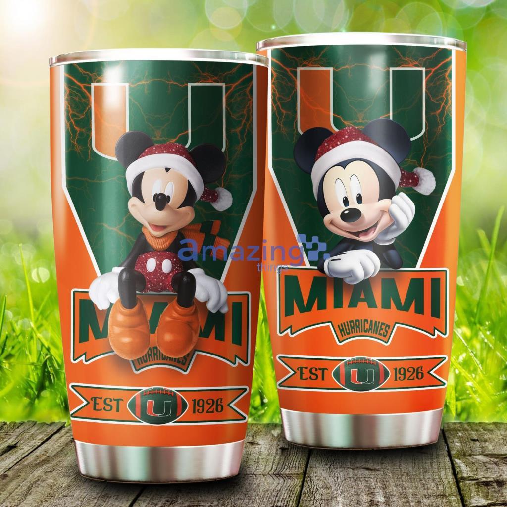 Miami Hurricanes Mickey  Tumbler - 1