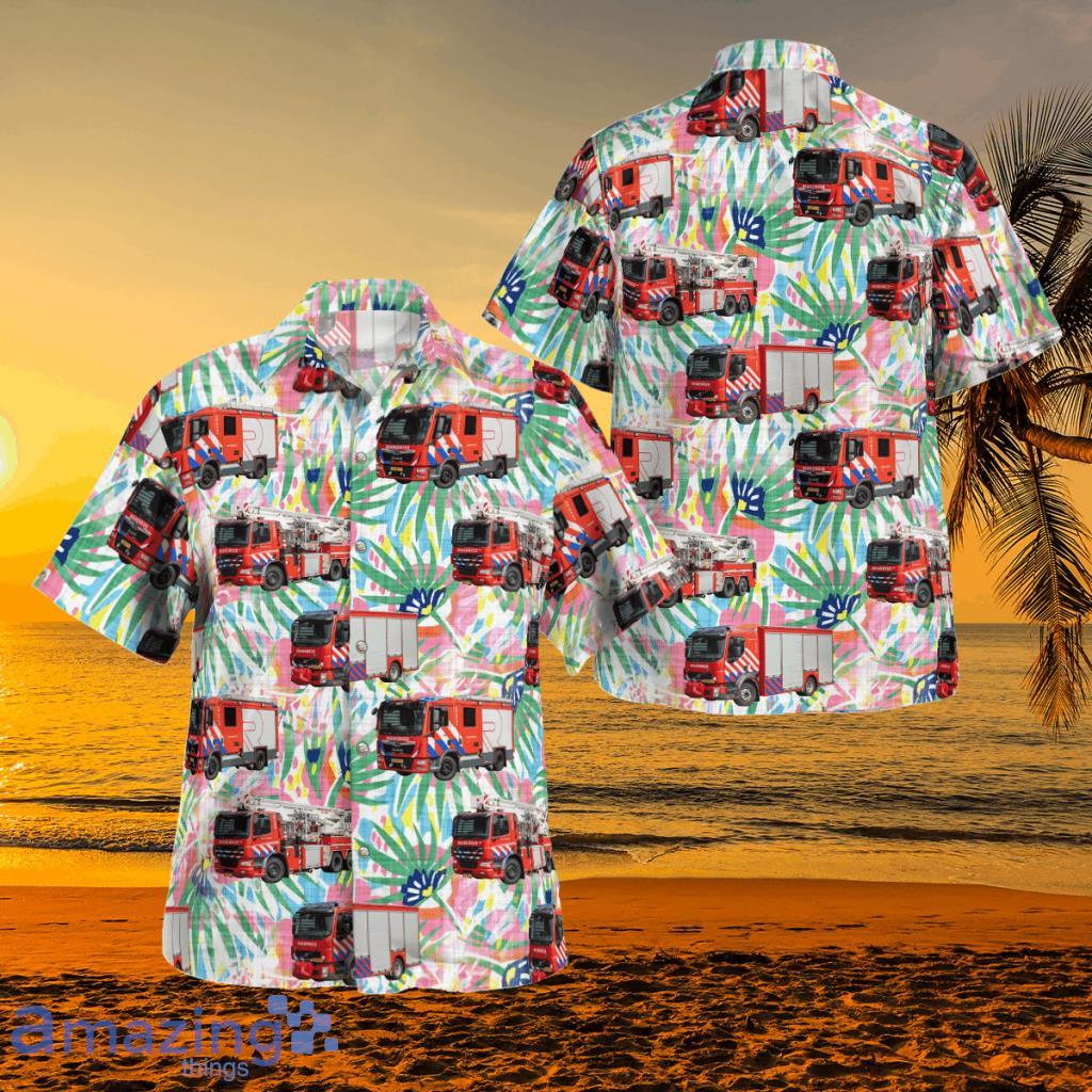 Middelburg, Netherlands, Brandweer Zeeland Hawaiian Shirt - DLTD0804BG01 Middelburg, Netherlands, Brandweer Zeeland Hawaiian Shirt