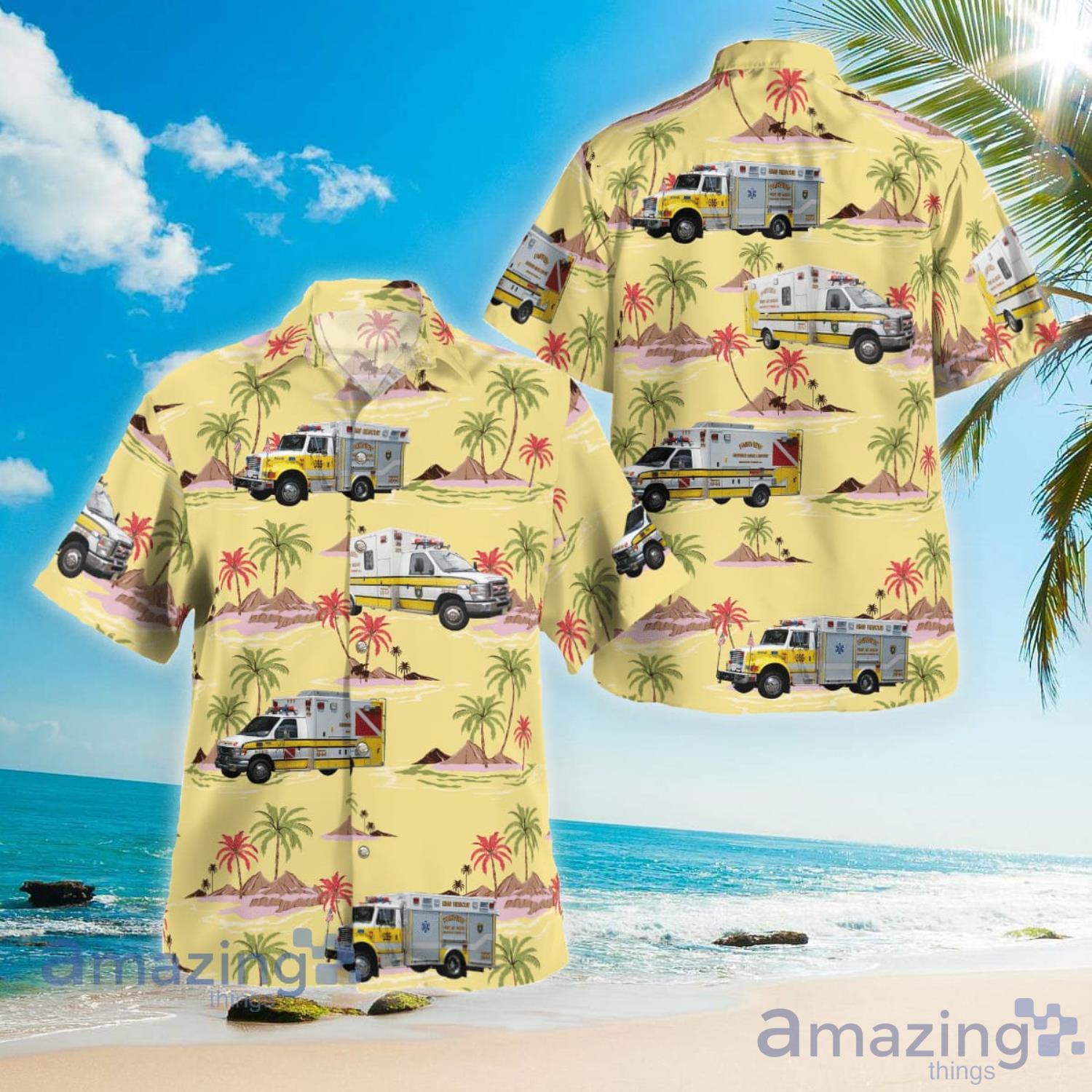 Middletown New Jersey Fairview First Aid & Rescue Squad Gift For Summer Hawaiian Shirt Product Photo 1