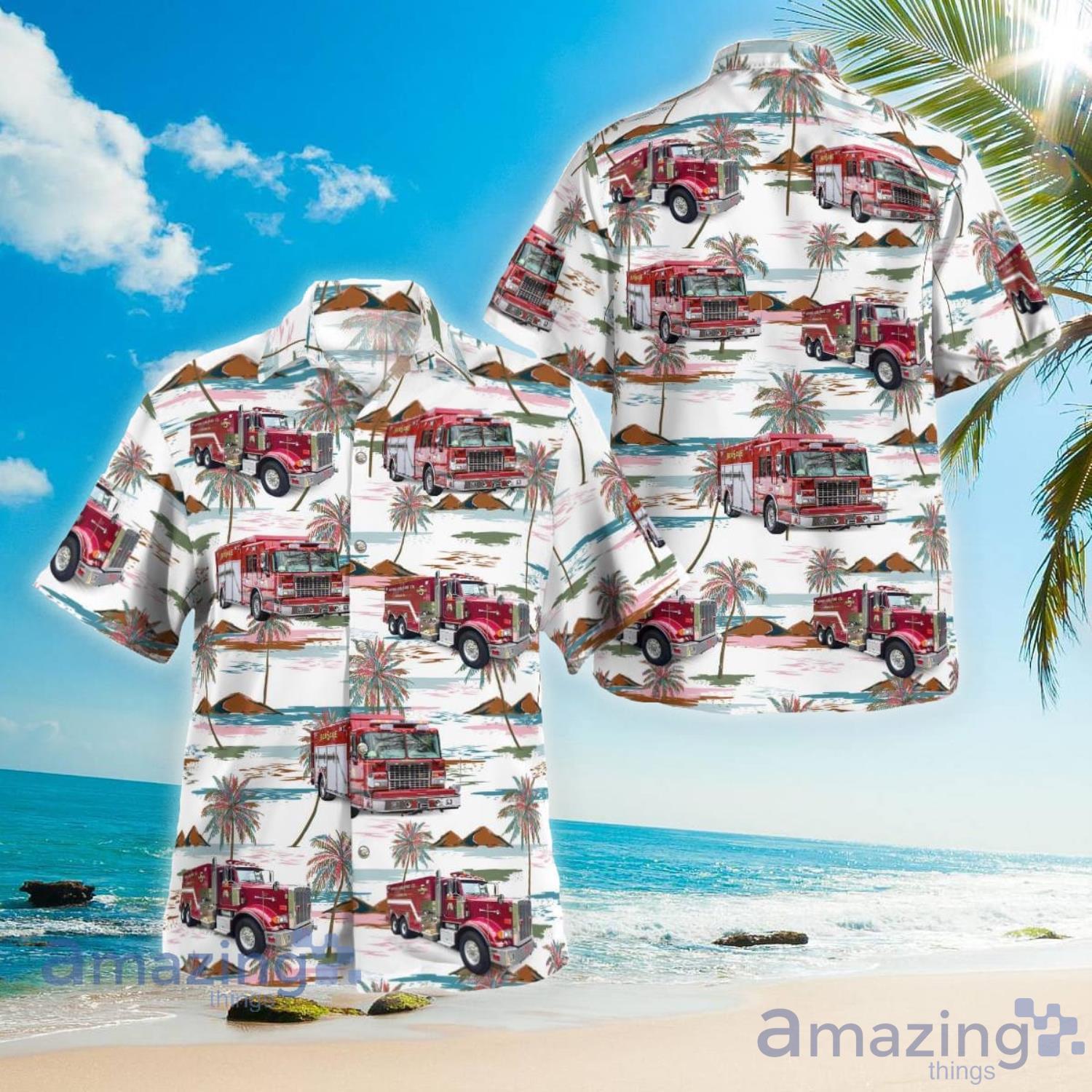 Midway Volunteer Fire Company Lahaska Pennsylvania Gift For Summer Hawaiian Shirt Product Photo 1