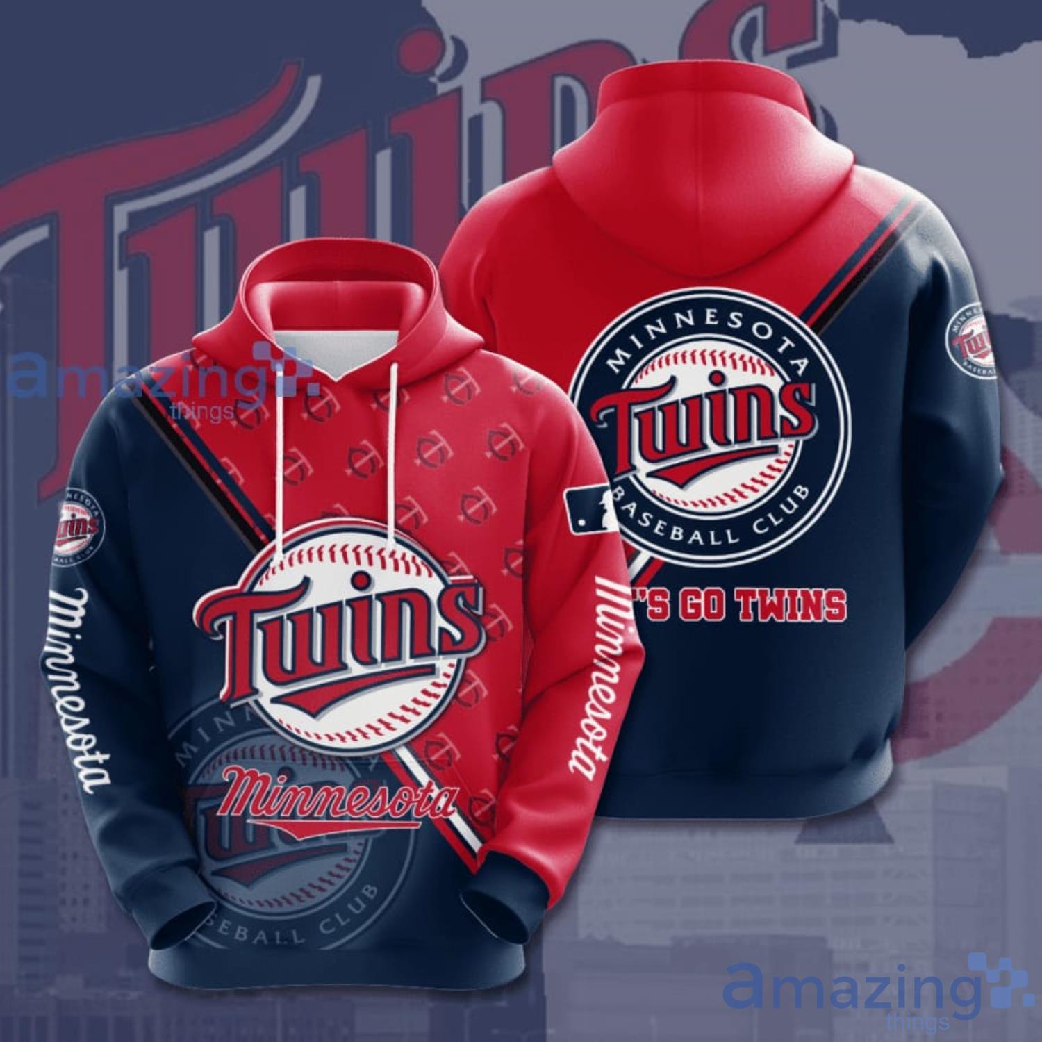Minnesota Twins Sport Team 3D Hoodie Product Photo 1 Minnesota Twins Sport Team 3D Hoodie Product Photo 1