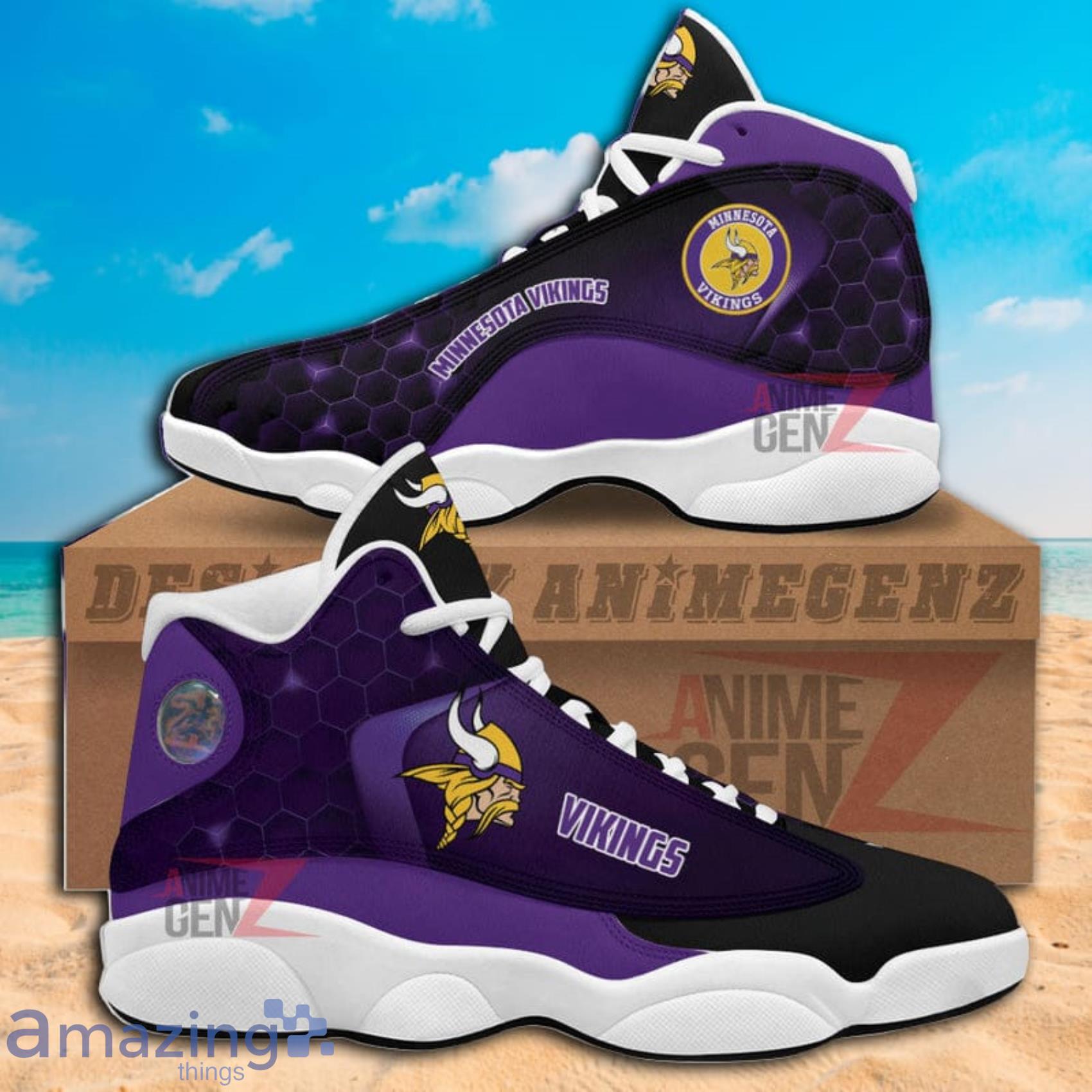 Minnesota Vikings Air Jordan 13 Sneakers, Minnesota Vikings Gifts