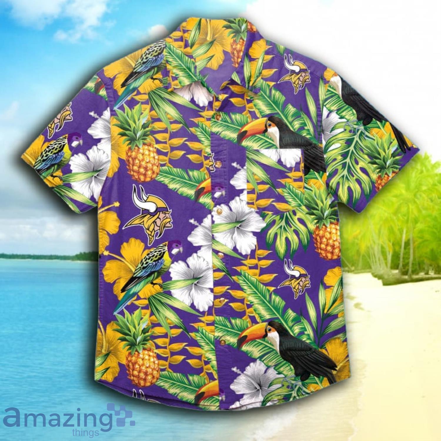 20% OFF Minnesota Vikings Hawaiian Shirt Tropical Flower Short Sleeve – 4  Fan Shop