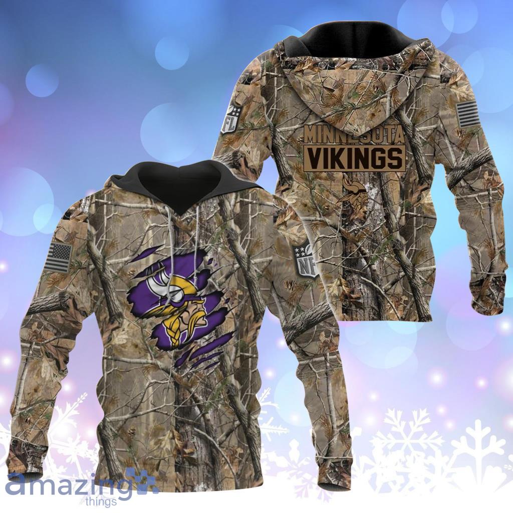 Vikings hot sale military hoodie