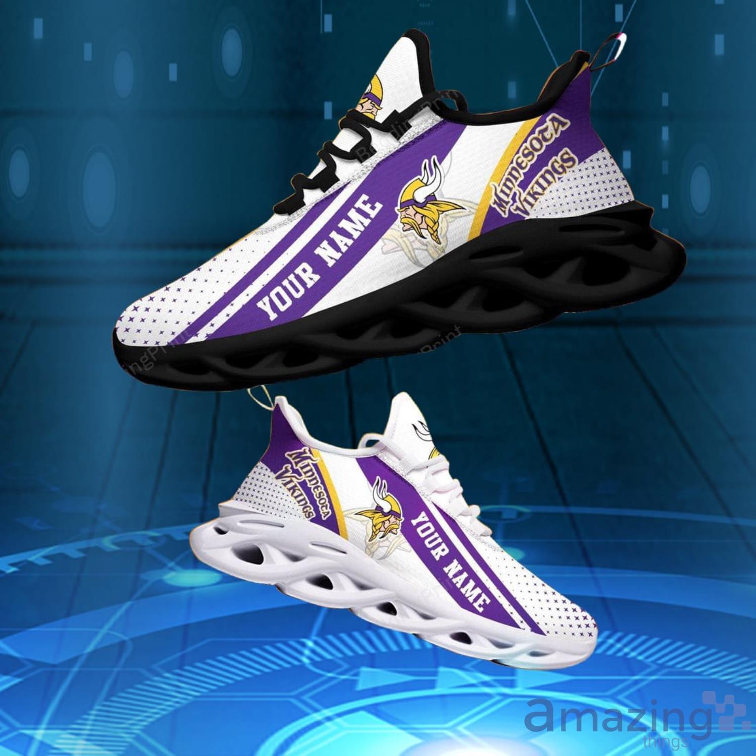 Minnesota Vikings NFL White Max Soul Shoes Sport Shoes For Fans Product Photo 1