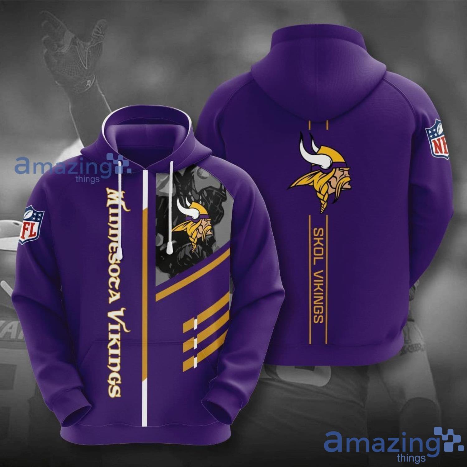 Minnesota Vikings Skol Design | Pullover Hoodie