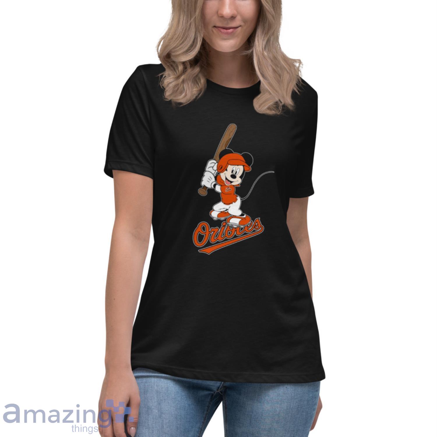 Baseball Mickey Team Baltimore Orioles Youth T-Shirt 