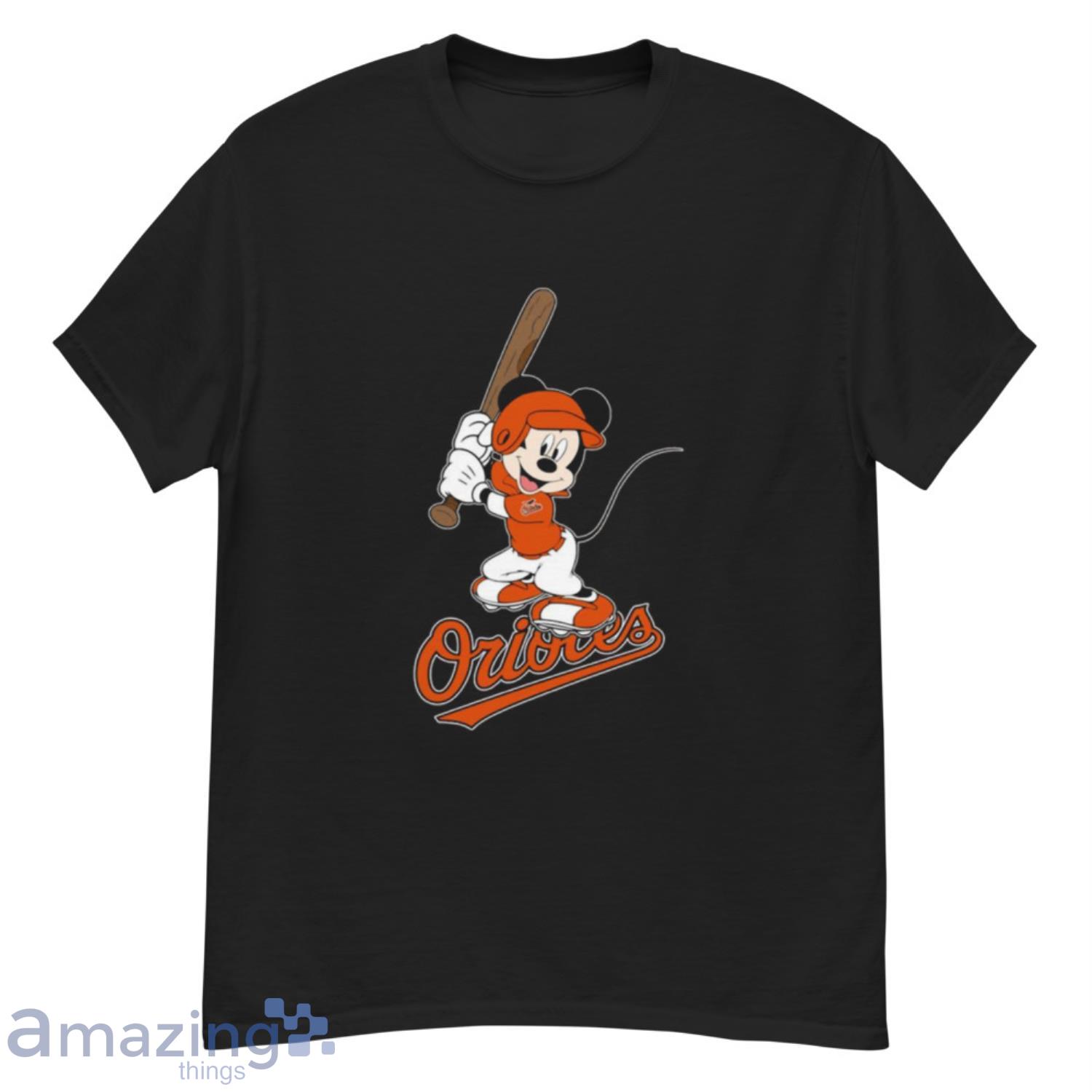 Baseball Mickey Team Baltimore Orioles Youth T-Shirt 