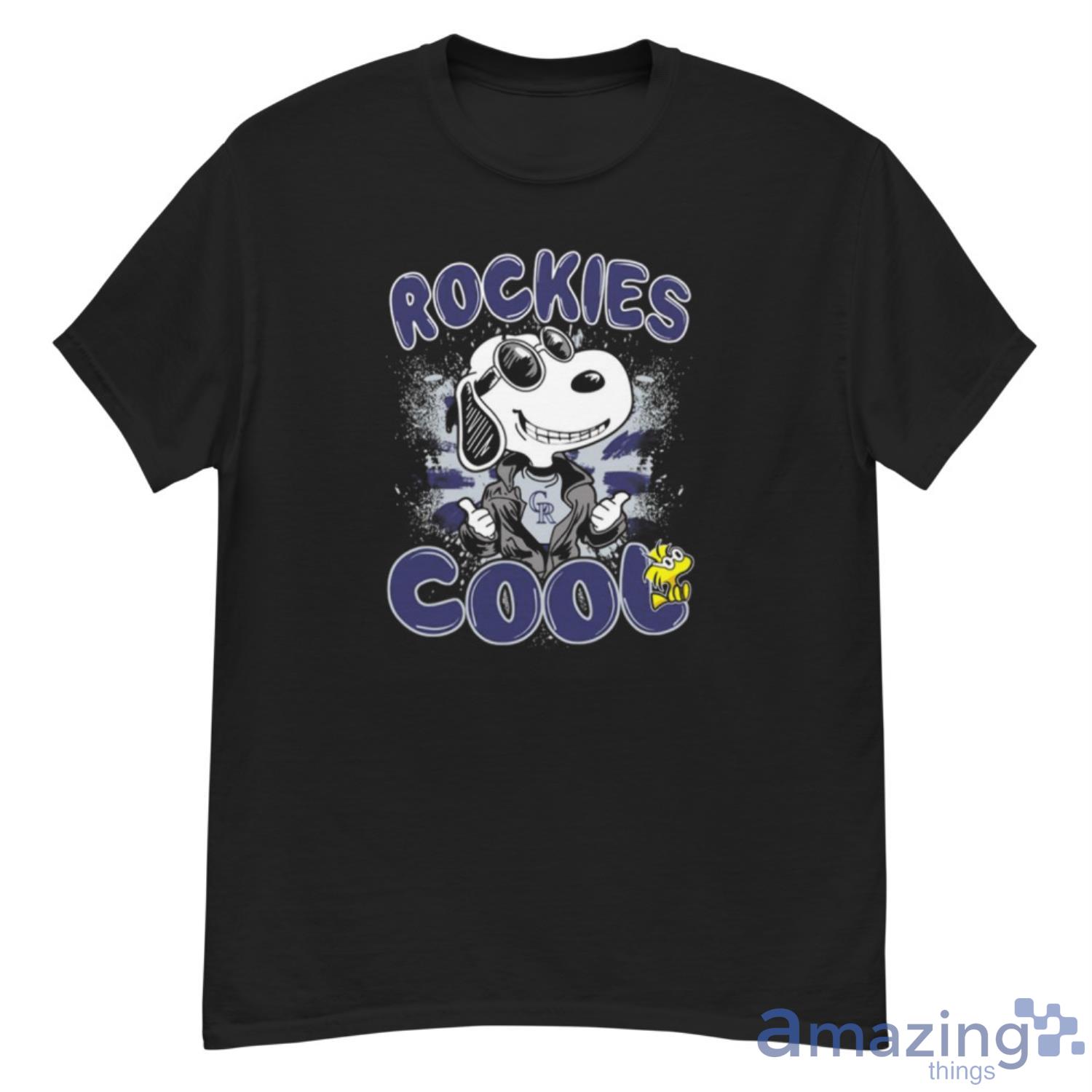 MLB Baseball Colorado Rockies Cool Snoopy Shirt T Shirt - G500 Men’s Classic T-Shirt