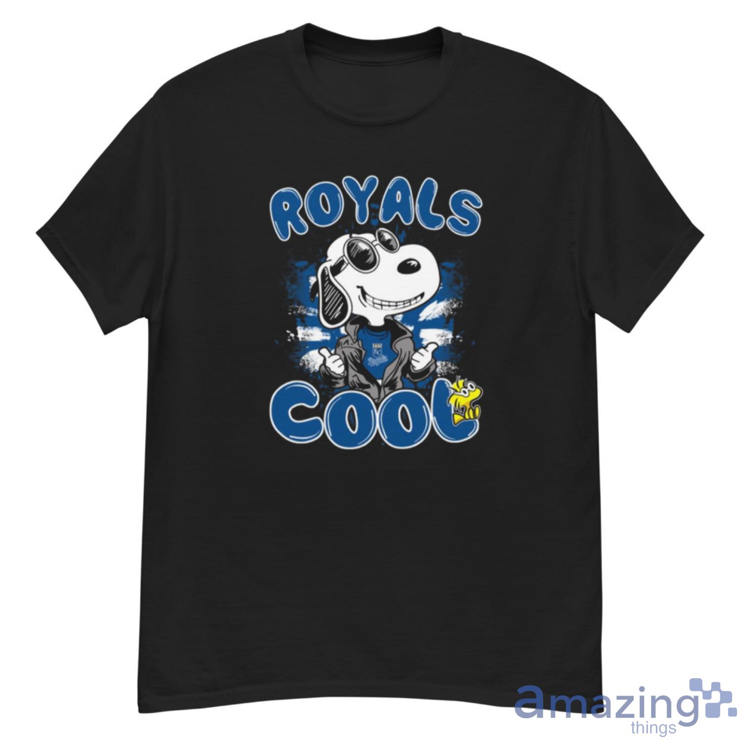 MLB Baseball Kansas City Royals Cool Snoopy Shirt T Shirt - G500 Men’s Classic T-Shirt