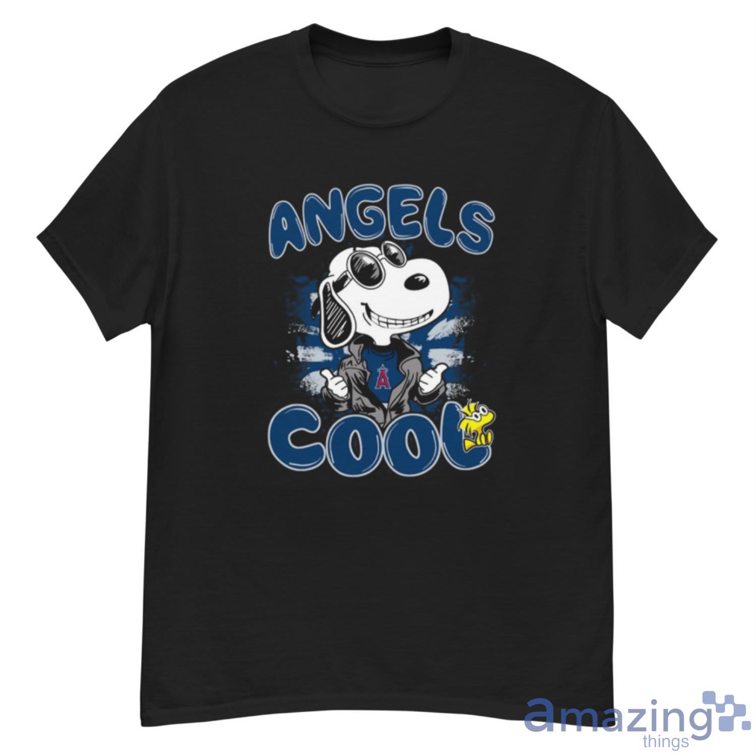 MLB Baseball Los Angeles Angels Cool Snoopy Shirt T Shirt - G500 Men’s Classic T-Shirt