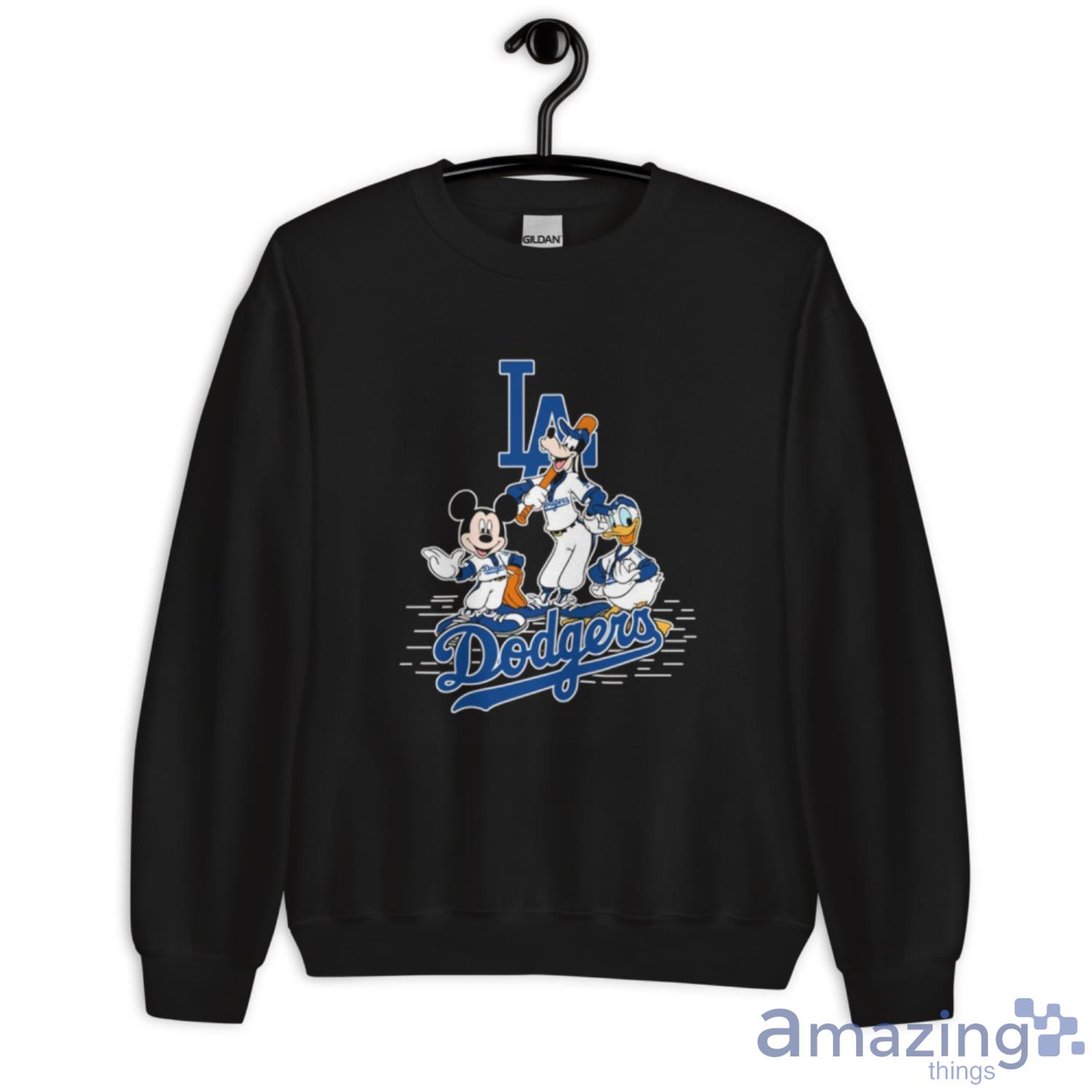 Los Angeles Dodgers Mickey Donald And Goofy Baseball Premium Men's T-Shirt 