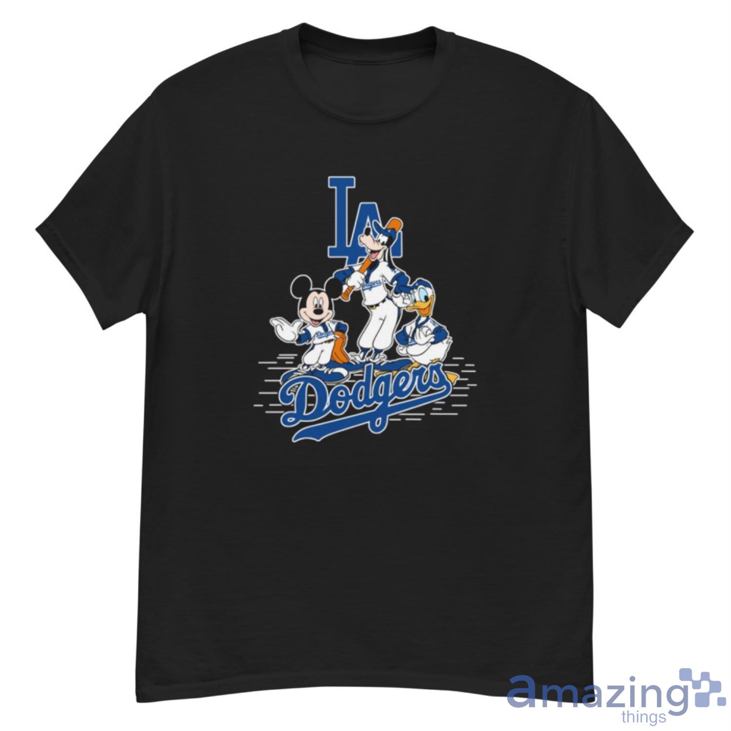 MLB Los Angeles Dodgers Mickey Mouse Donald Duck Goofy Baseball T Shirt  Sweatshirt
