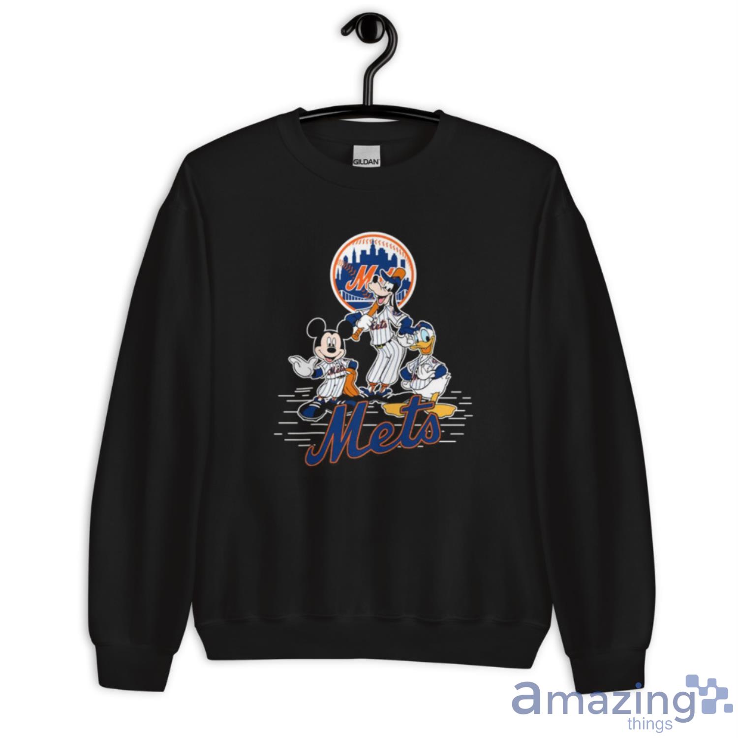 MLB New York Mets Mickey Mouse Donald Duck Goofy Baseball T Shirt Youth T- Shirt