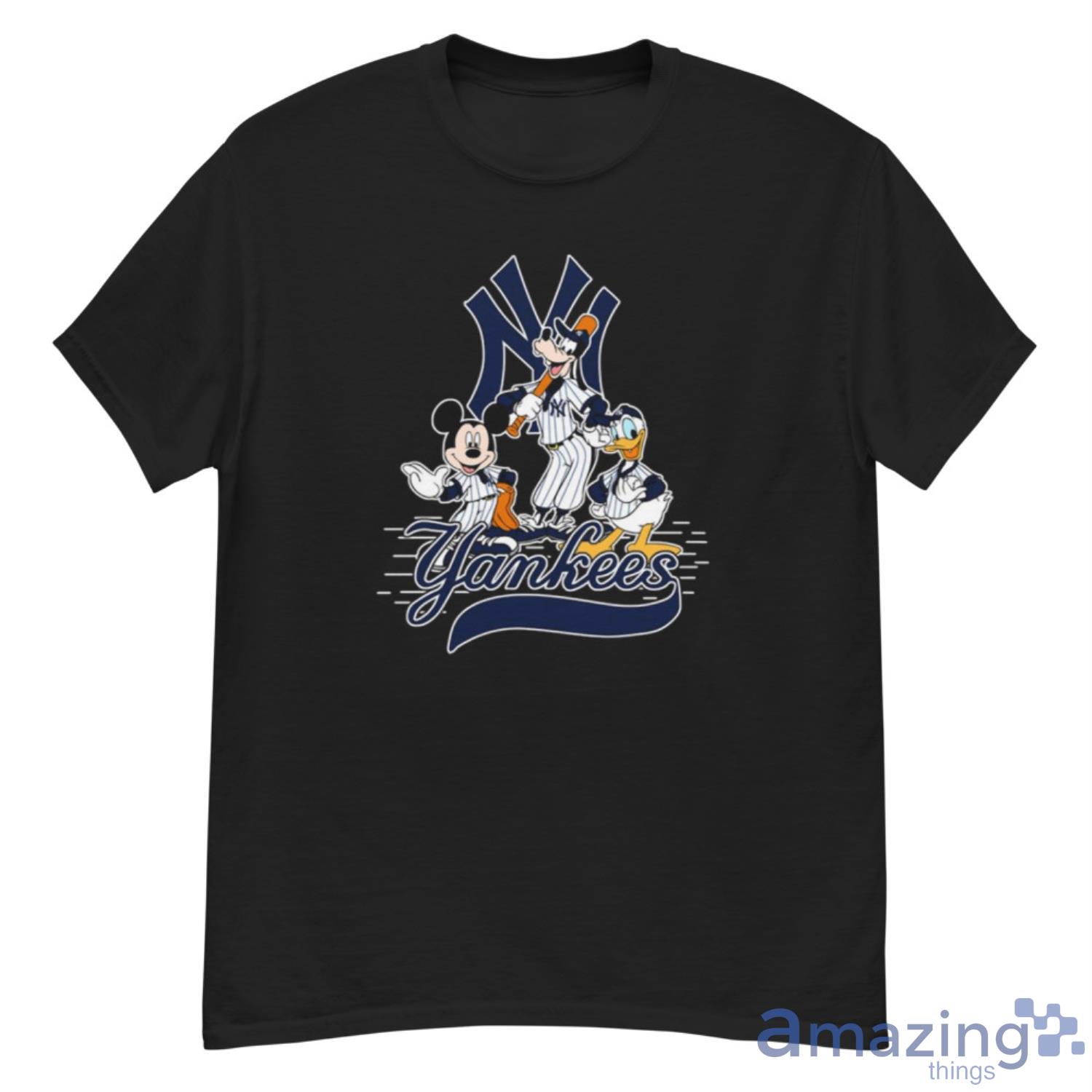 MLB Sport Fans New York Yankees Mickey Mouse Donald Duck Goofy