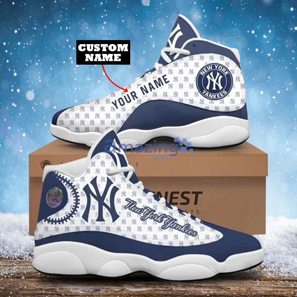 MLB New York Yankees Air Jordan Hightop Shoes