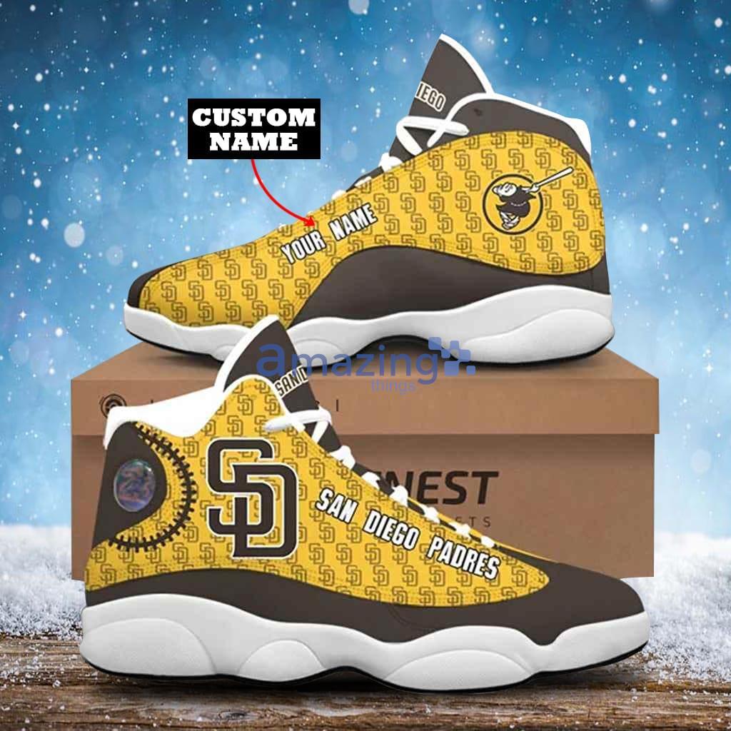 MLB San Diego Padres Symbol Air Jordan Hightop Shoes Gift For Fans