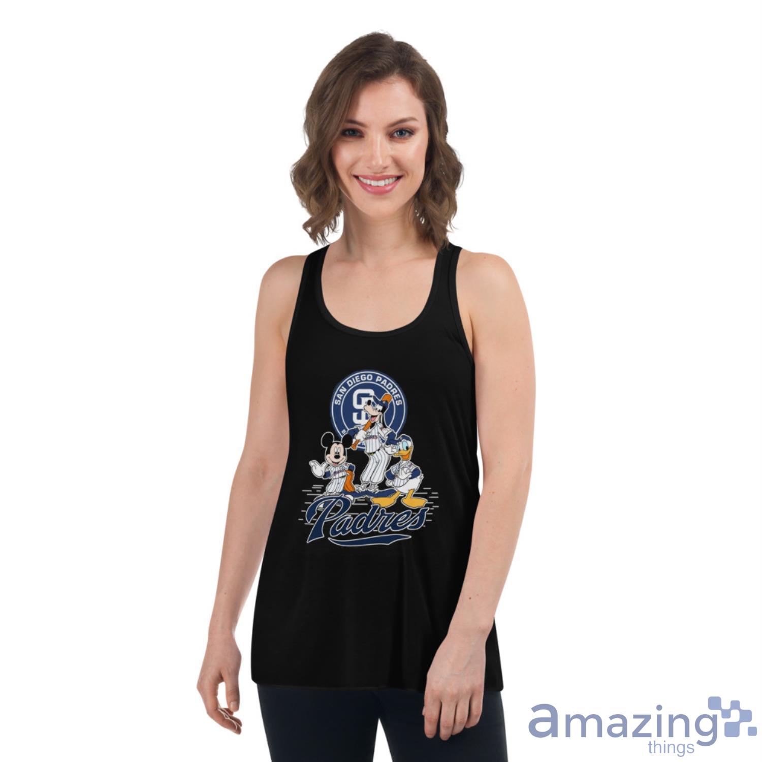 MLB San Diego Padres Mickey Mouse Donald Duck Goofy Baseball T Shirt -  Rookbrand