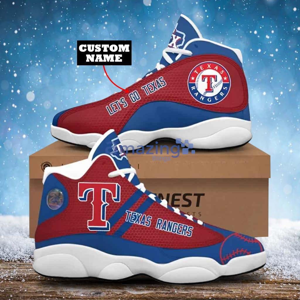 MLB Texas Rangers Air Jordan 13 Custom Name Shoes Sneaker