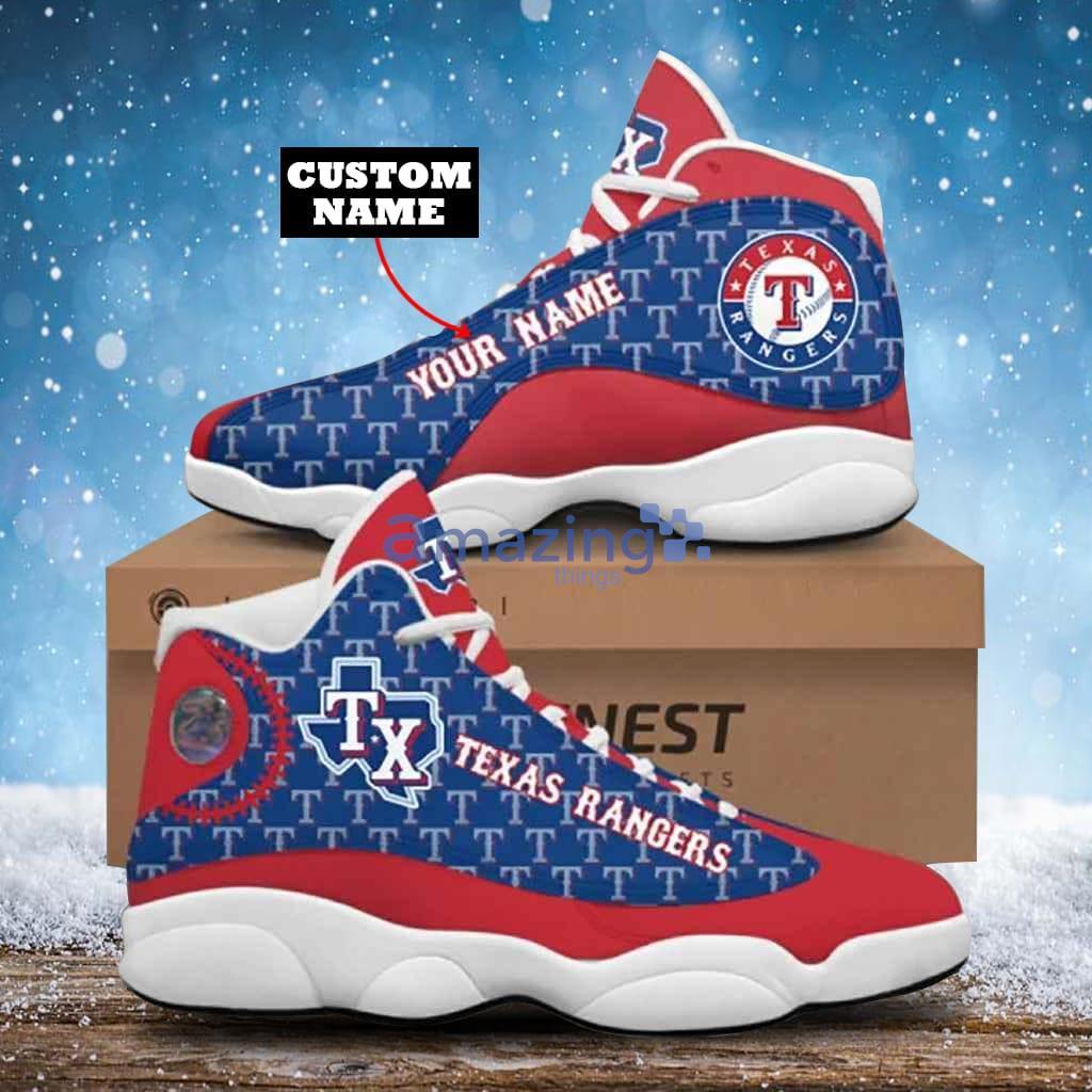 MLB Texas Rangers Air Jordan 13 Custom Name Shoes Sneaker