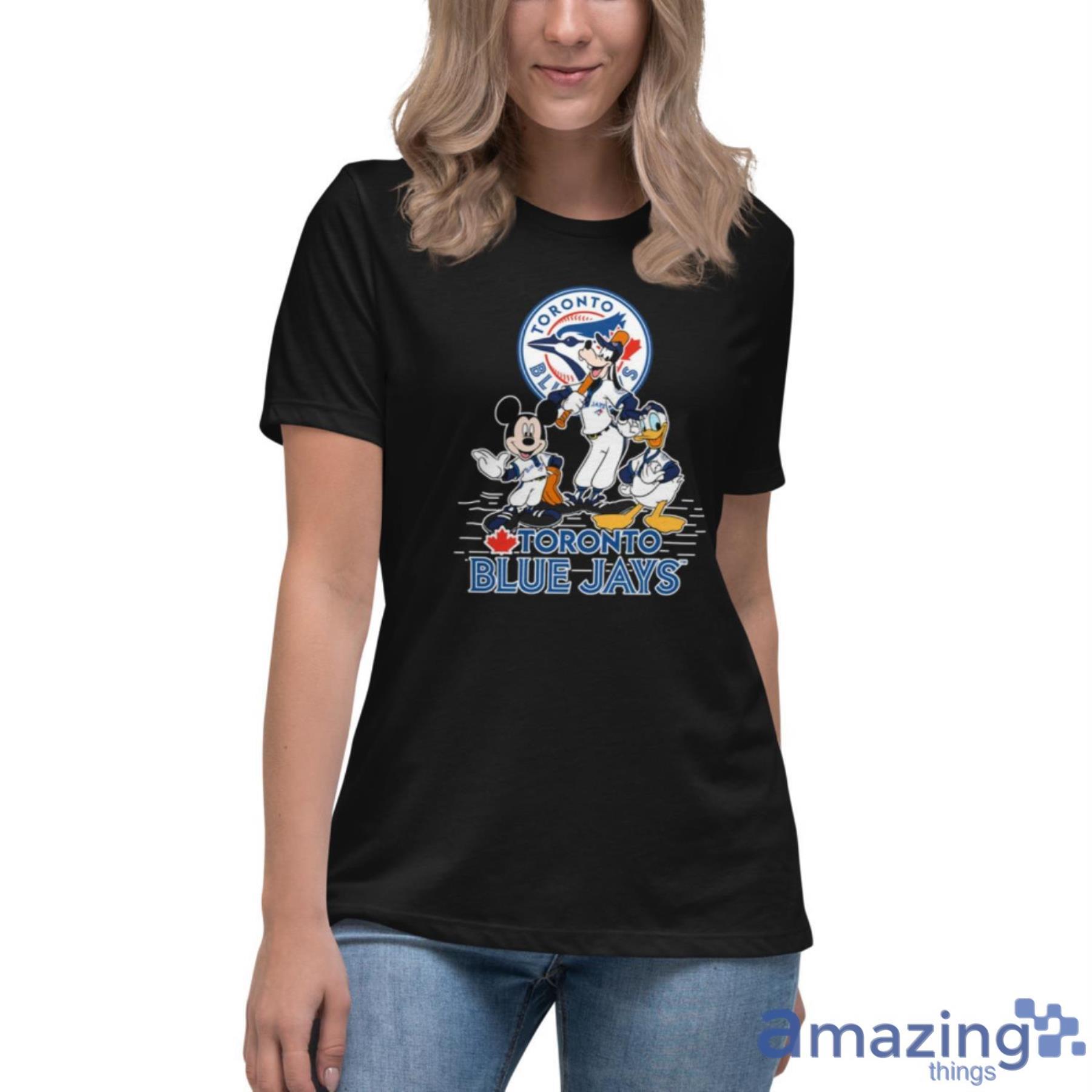 Toronto Blue Jays Mickey Donald And Goofy Baseball Premium Men's T