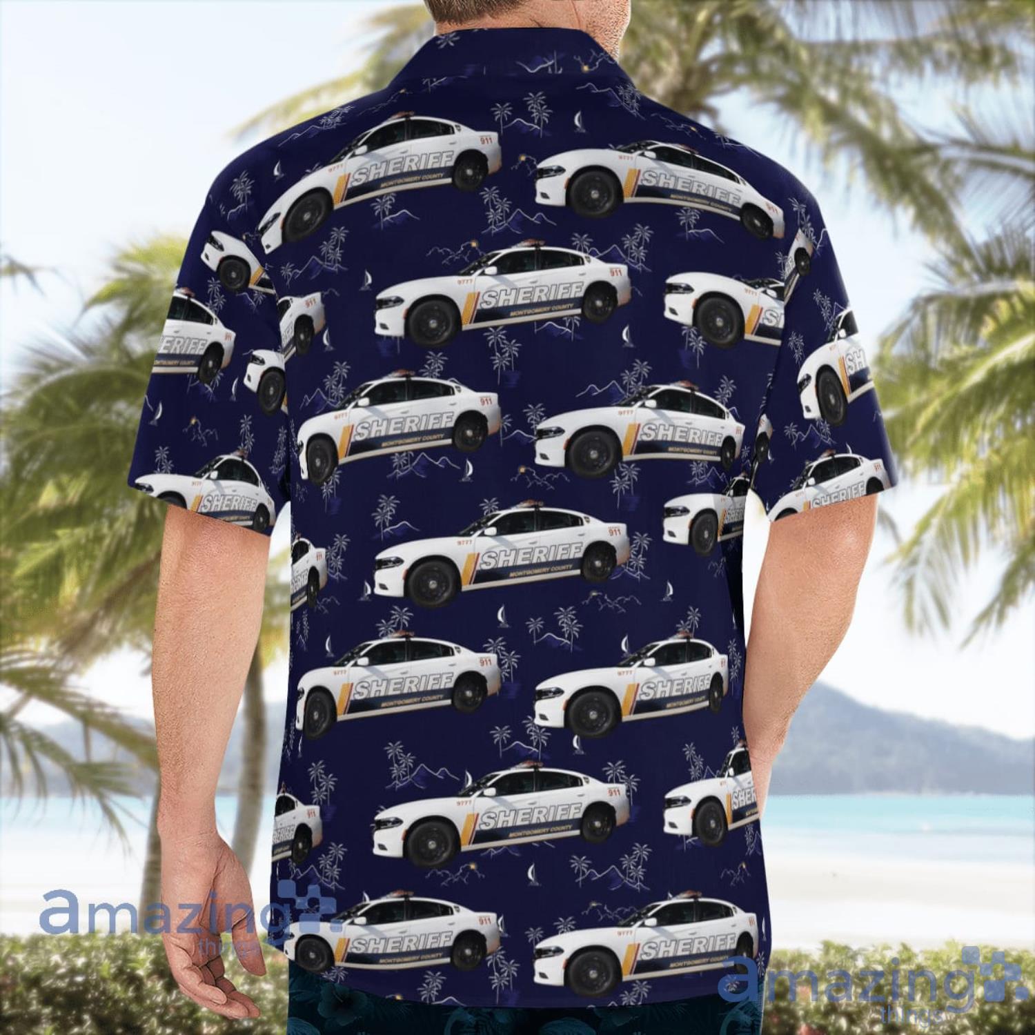 Montgomery County Sheriff's Office Conroe Texas Gift For Summer Hawaiian Shirt image Montgomery County Sheriffs Office Conroe Texas Gift For Summer Hawaiian Shirt Product Photo 3