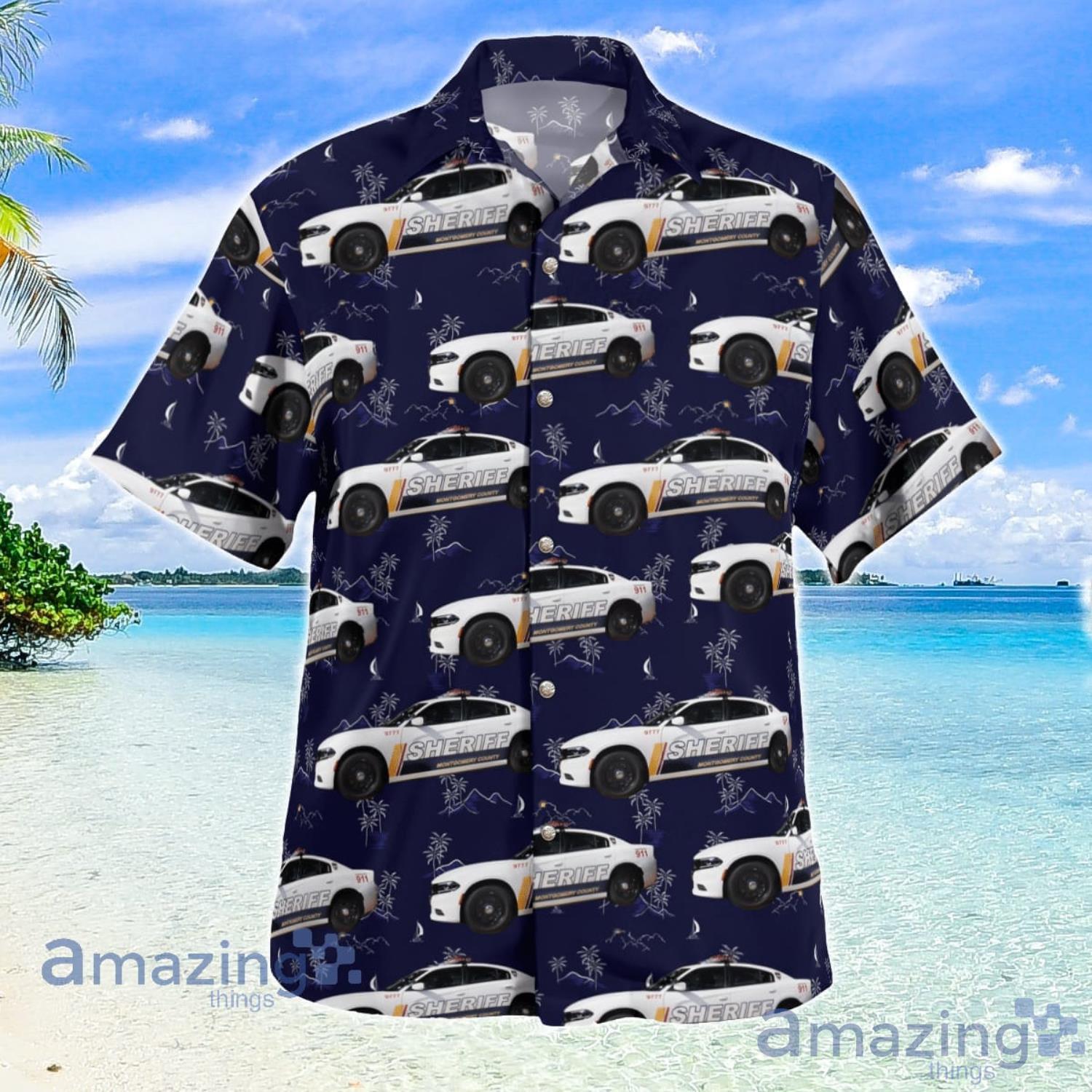 Montgomery County Sheriff's Office Conroe Texas Gift For Summer Hawaiian Shirt image Montgomery County Sheriff's Office Conroe Texas Gift For Summer Hawaiian Shirt Product Photo 1