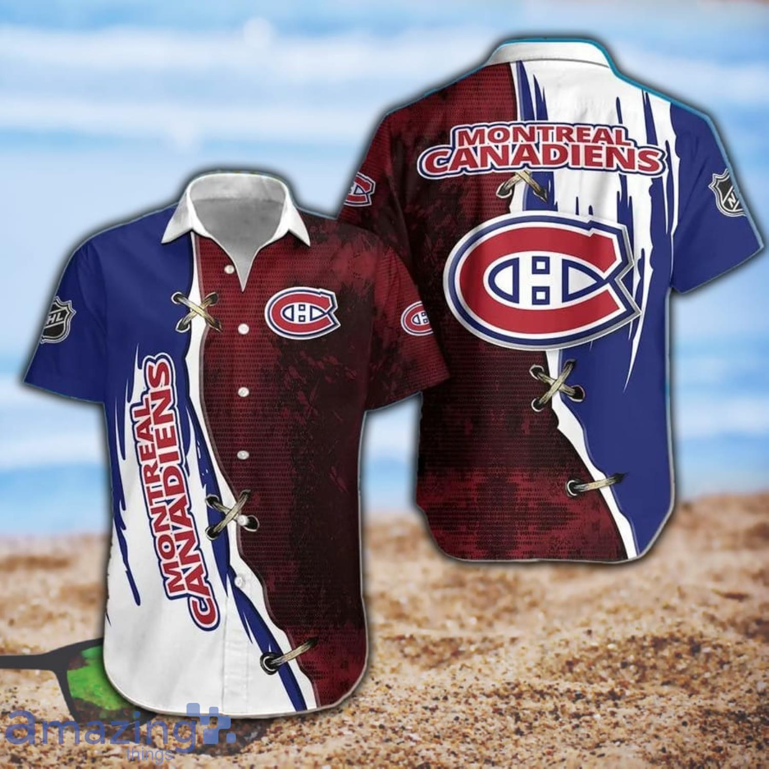 Montreal Canadiens Hawaiian Shhirt Gift For Fans Product Photo 1