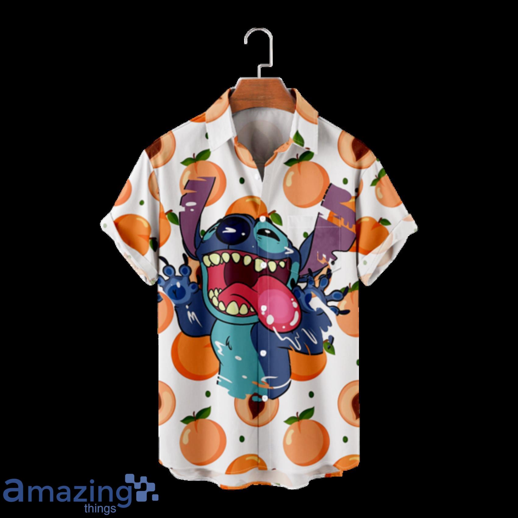 Movies Lilo & Stitch Fruits Short Sleeve Hawaiian Short image Movies Lilo & Stitch Fruits Short Sleeve Hawaiian Short Product Photo 2