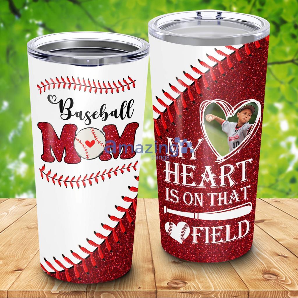 My Heart Is On That Field Custom Image Tumbler - My Heart Is On That Field Custom Image 20Oz Tumbler_9610