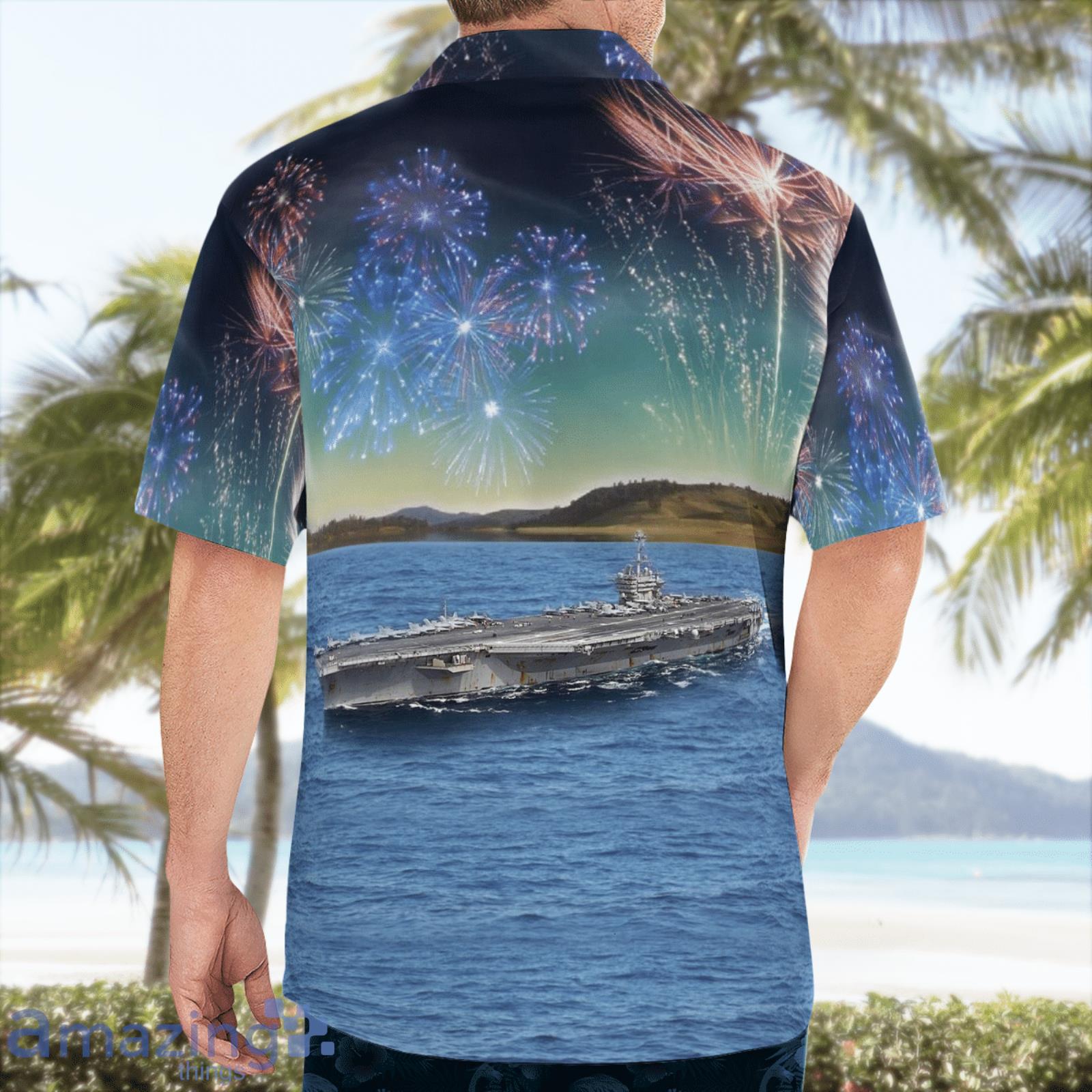 CLASS HAWAII Shirt Navy Blue