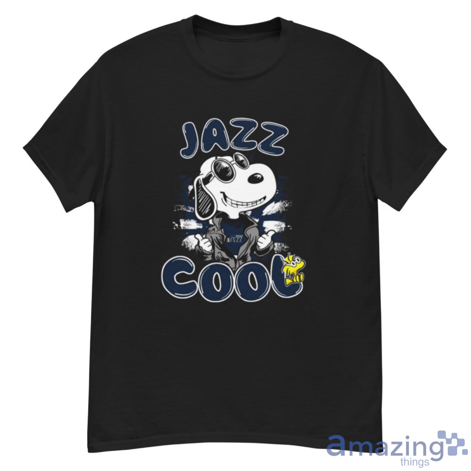 NBA Basketball Utah Jazz Cool Snoopy Shirt T Shirt - G500 Men’s Classic T-Shirt