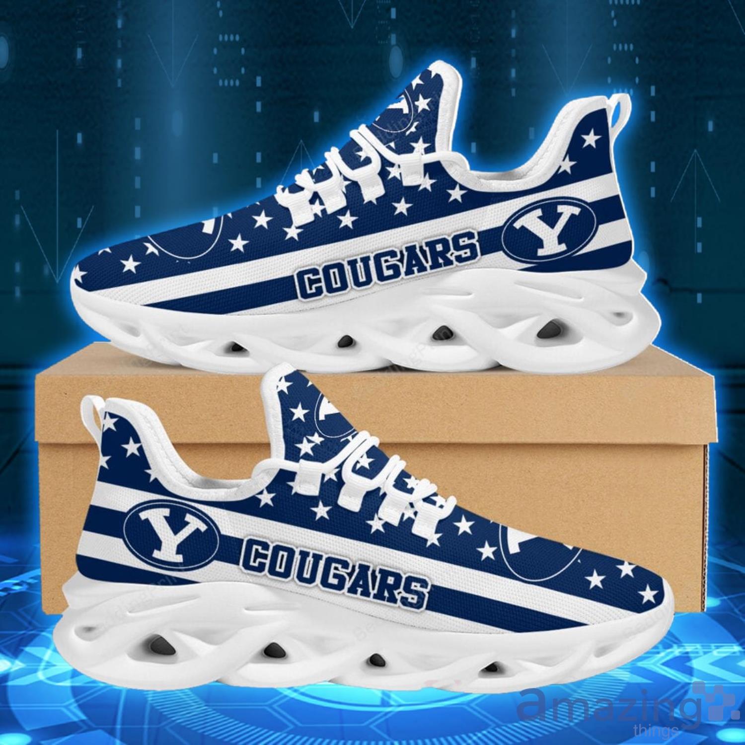 NCAA BYU Cougars Max Soul Shoes Sport Shoes For Fans Product Photo 1