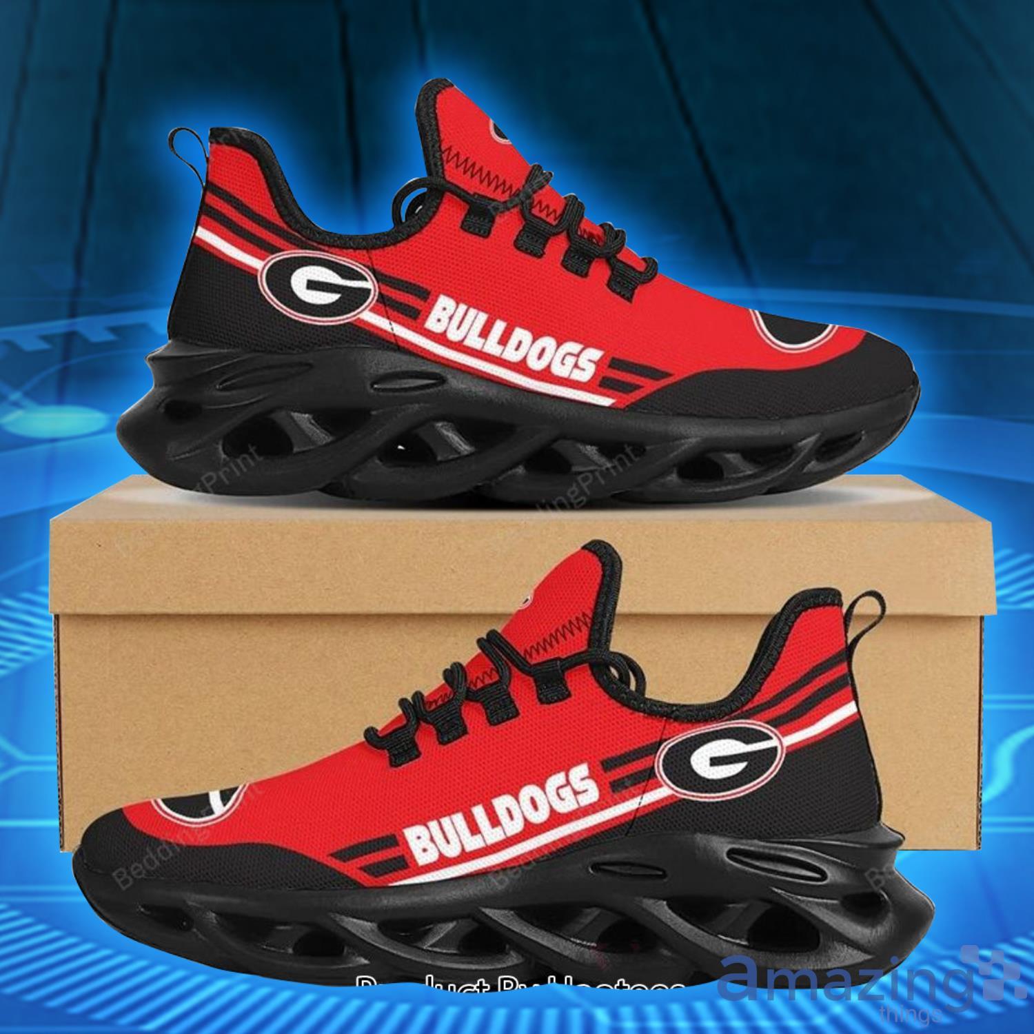 NCAA Georgia Bulldogs Red Max Soul Shoes Sport Shoes For Fans Product Photo 1