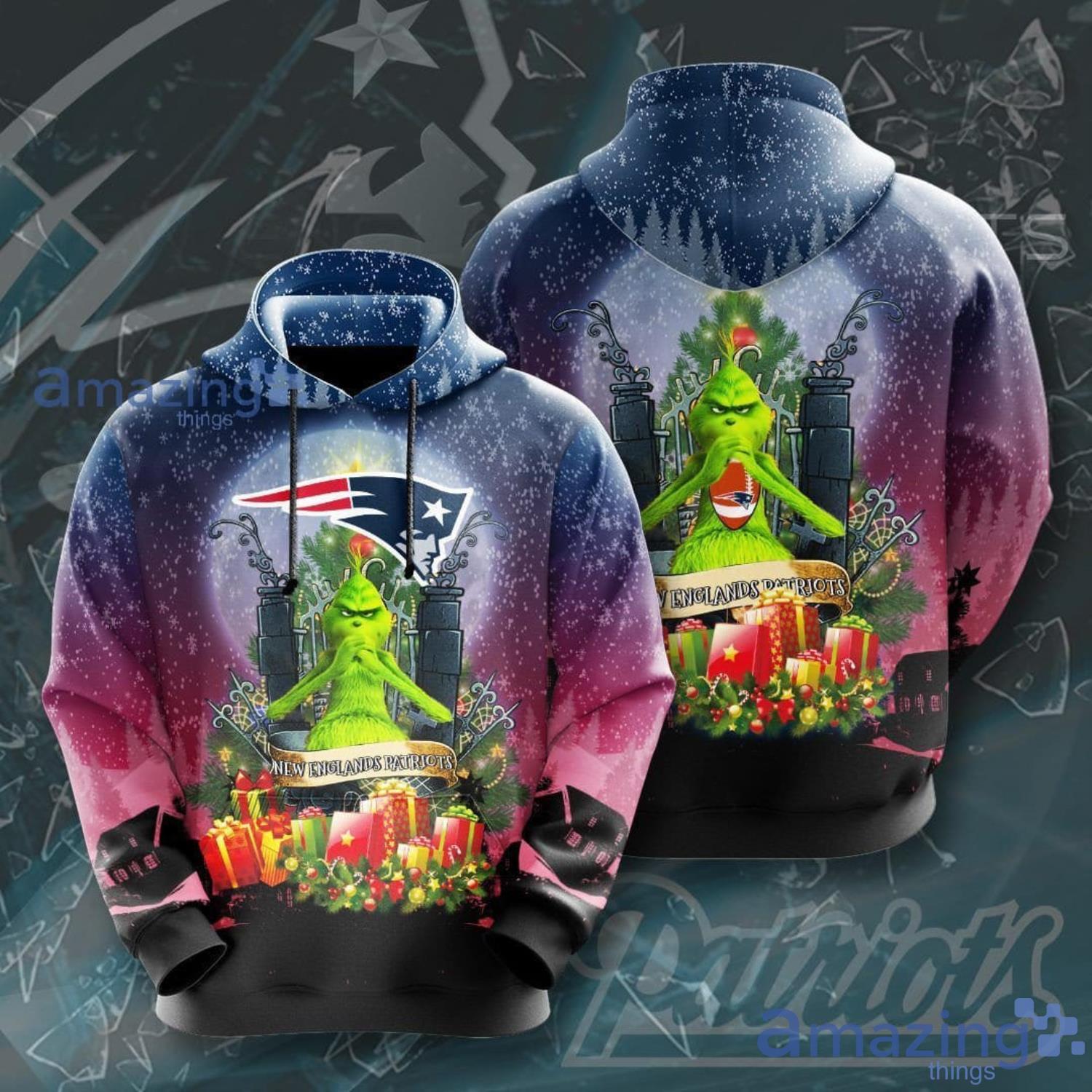 New England Patriots Grich Christmas Gift 3D Hoodie Product Photo 1 New England Patriots Grich Christmas Gift 3D Hoodie Product Photo 1