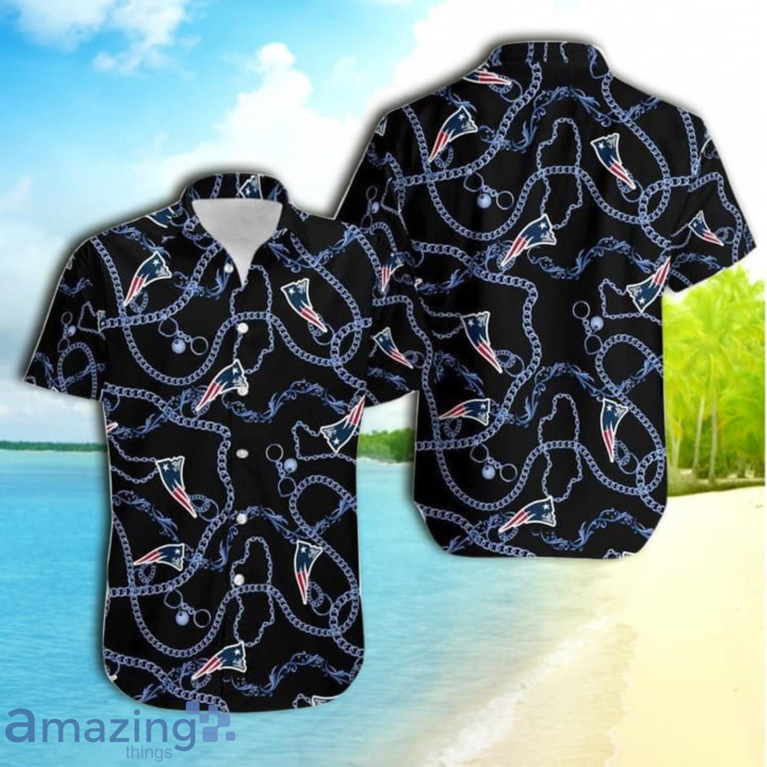 New England Patriots Nfl Gift For Fan Short Sleeve Hawaiian Shirt Product Photo 1